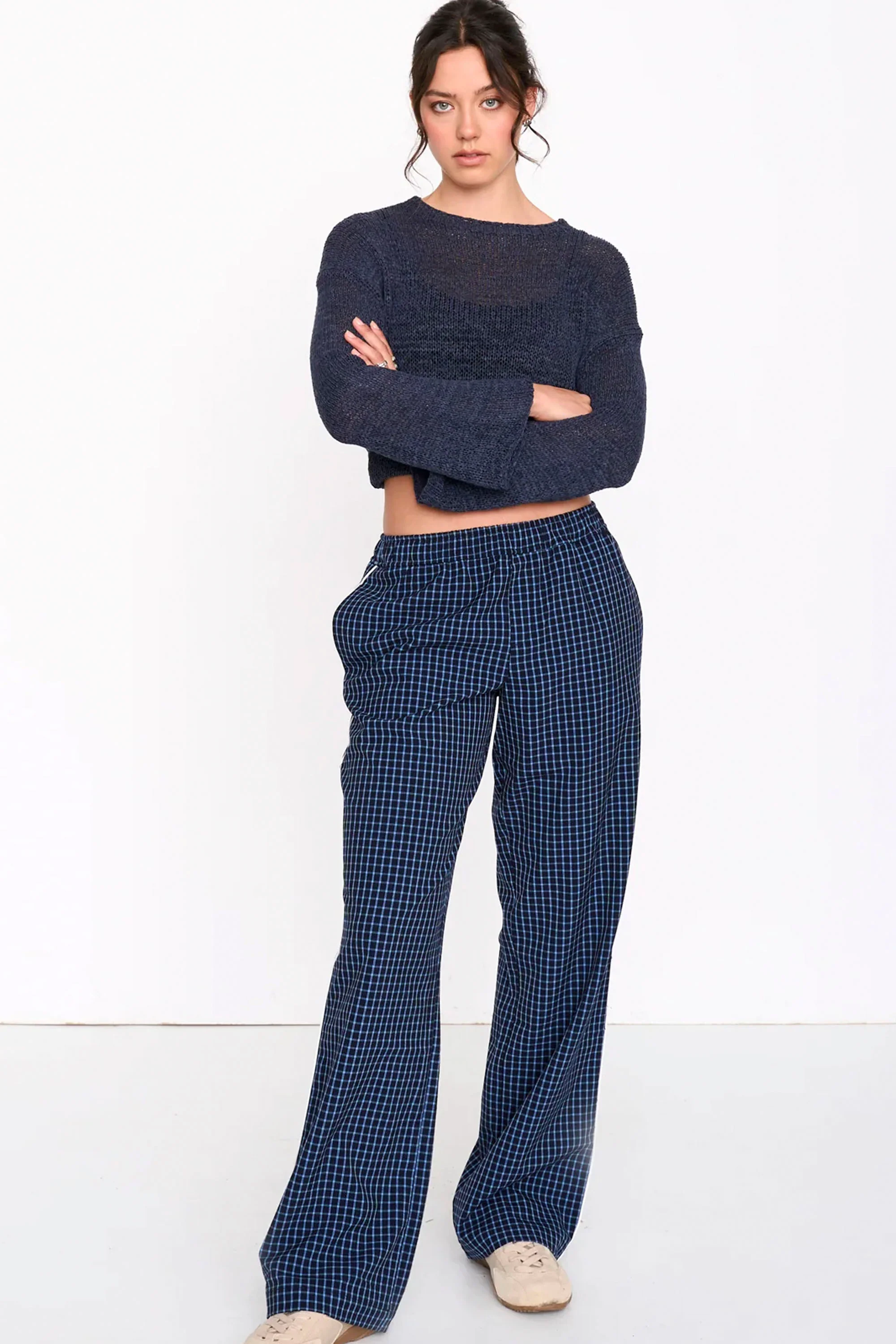 24COLOURS - CHECKED PANTS - Image 4