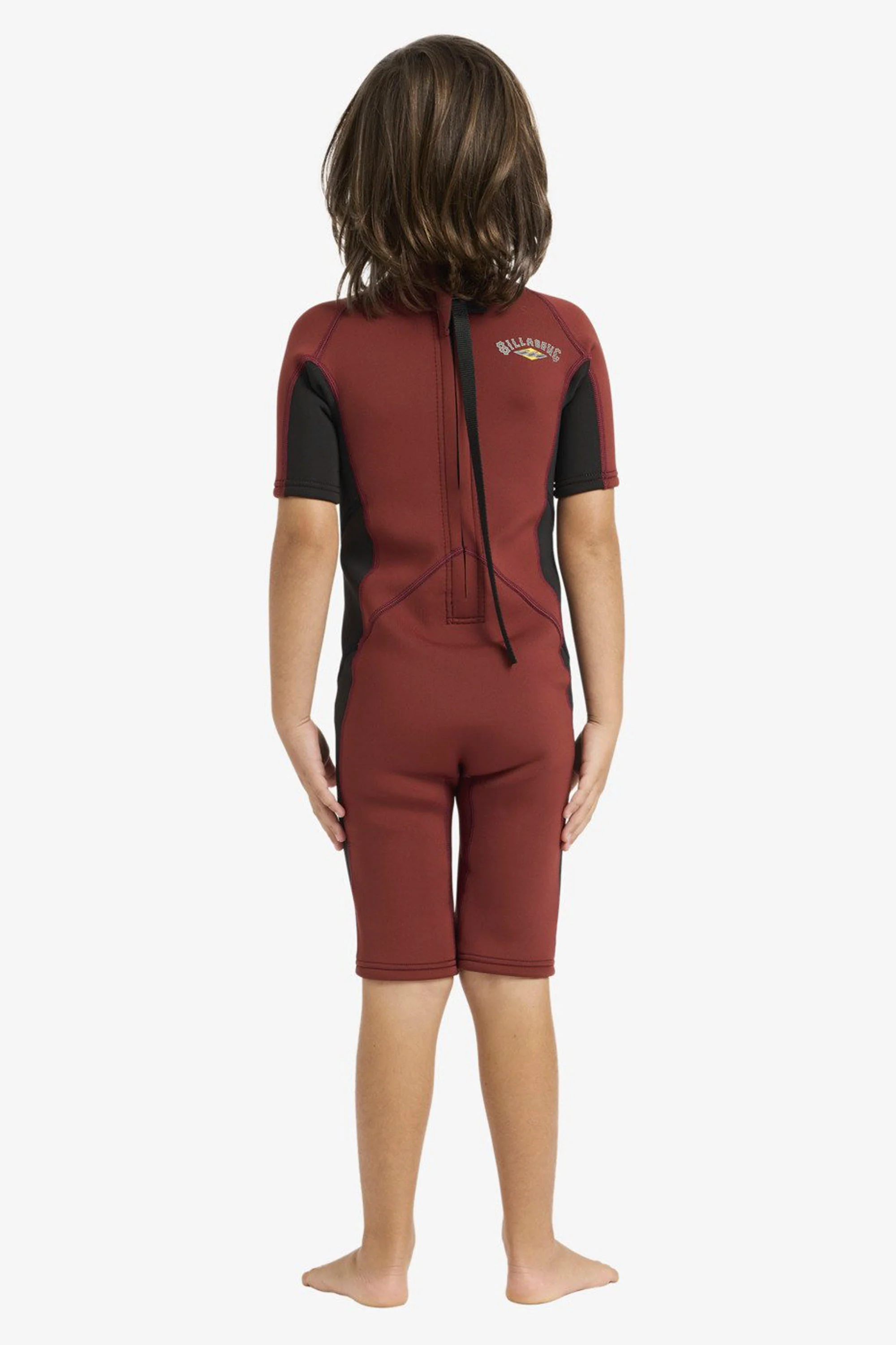 BILLABONG - ABSOLUTE - 2/2MM - BACK ZIP - FIRE RED - TODDLER - Image 2