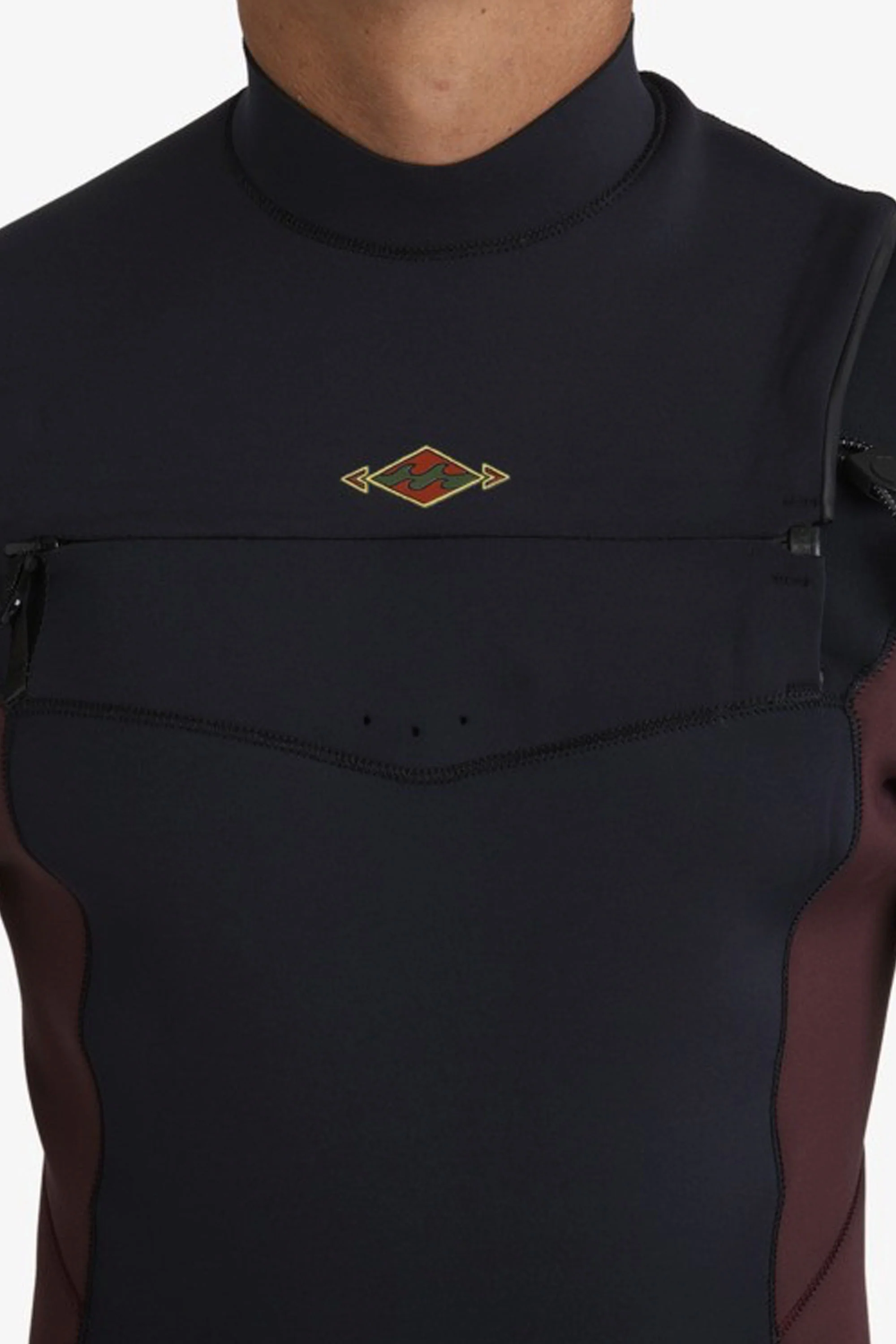 BILLABONG - ABSOLUTE NATURAL - 4/3mm - Chest zip - WINE - MAN - Image 3
