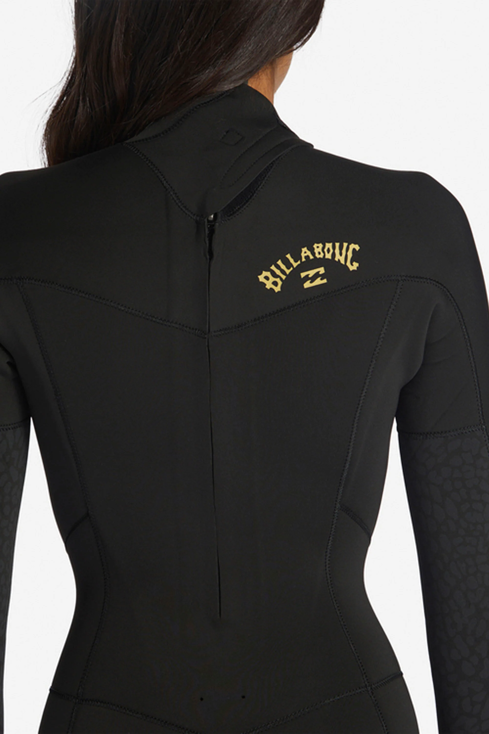 BILLABONG - SYNERGY - 3/2mm - Back Zip - WILD BLACK - WOMAN - Image 3