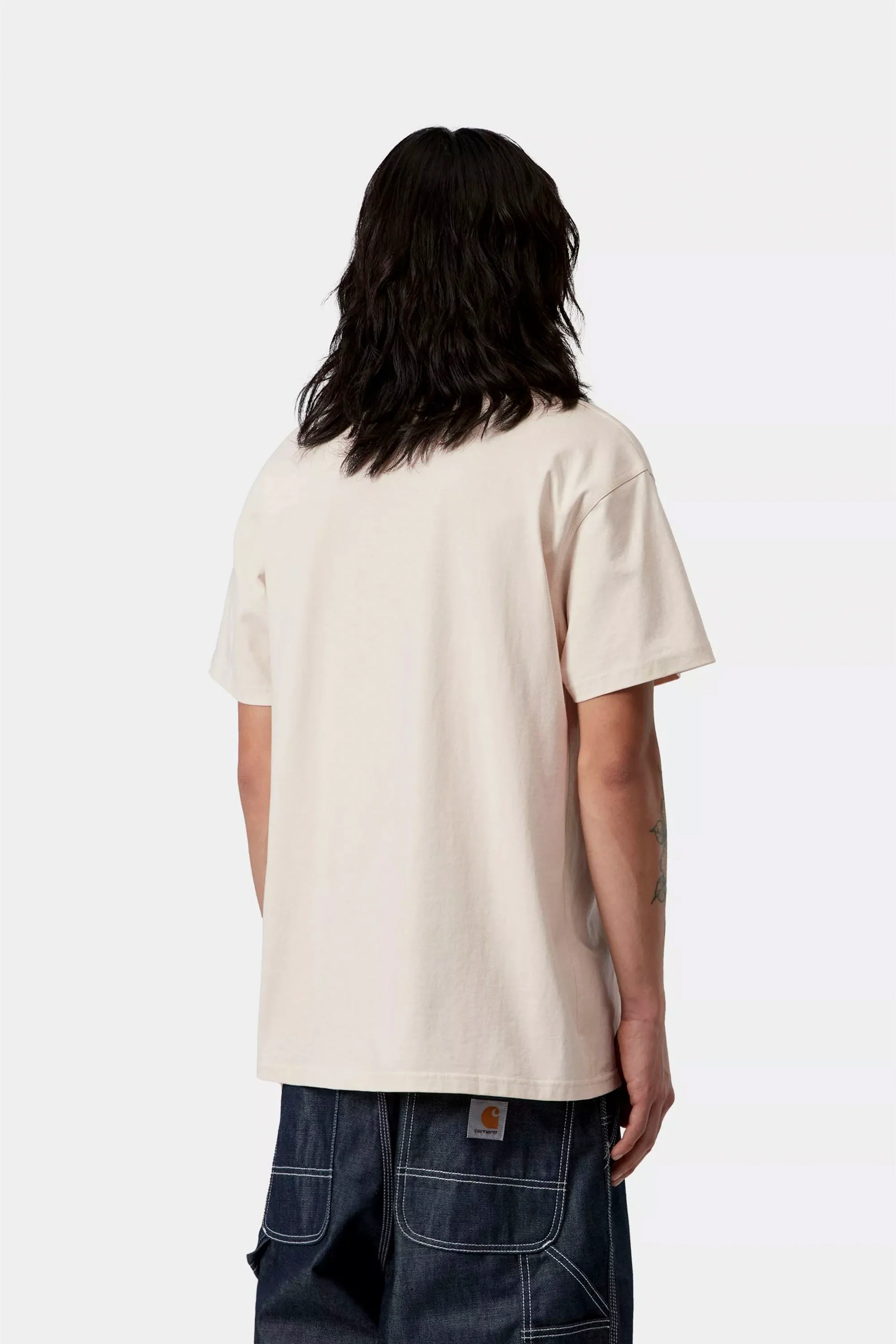 CARHARTT WIP - AMERICAN SCRIPT T-SHIRT - NATURAL - Image 2