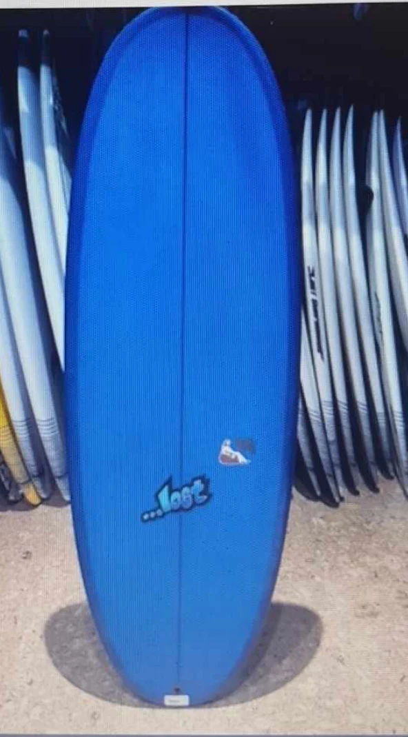 CUSTOM for ALBAN BEAUVERG BLUE Lost Surfboard - BEAN BAG - 5’04” x 21.50 x 2.56 x 35.2 L