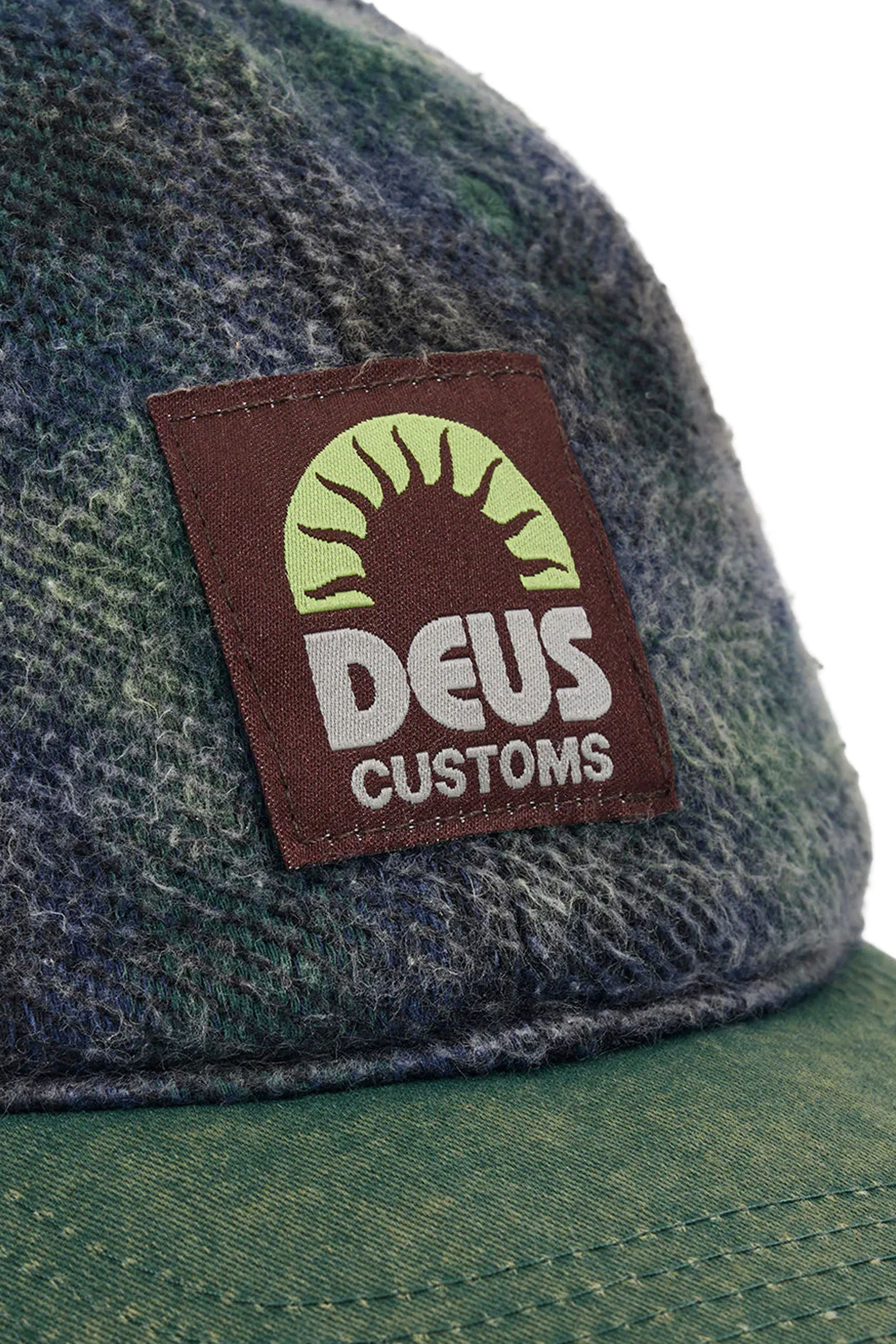 DEUS - VACAY CHECK CAP - BLACK CHECK - Image 3