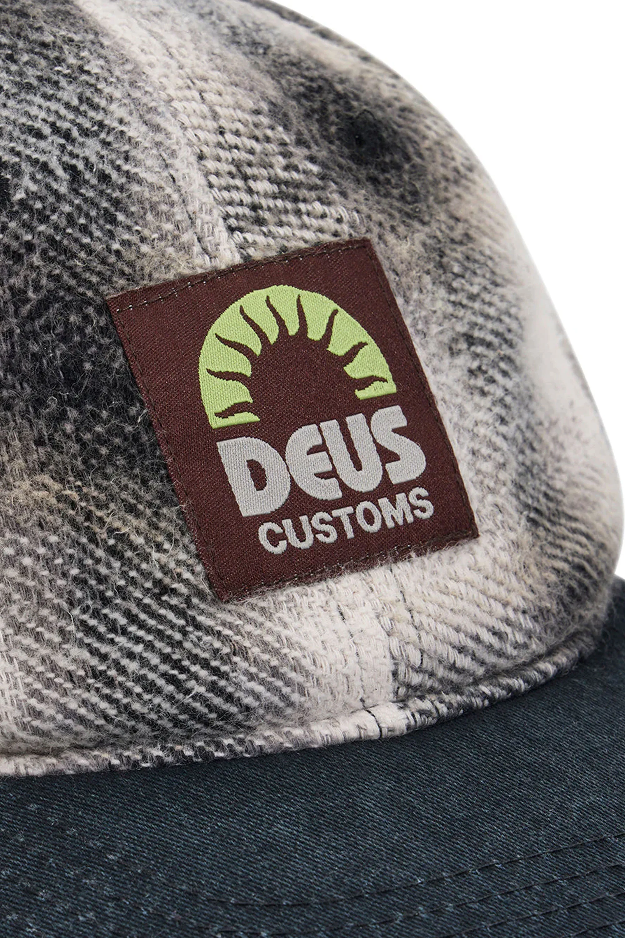 DEUS - VACAY CHECK CAP - WHITE CHECK - Image 3