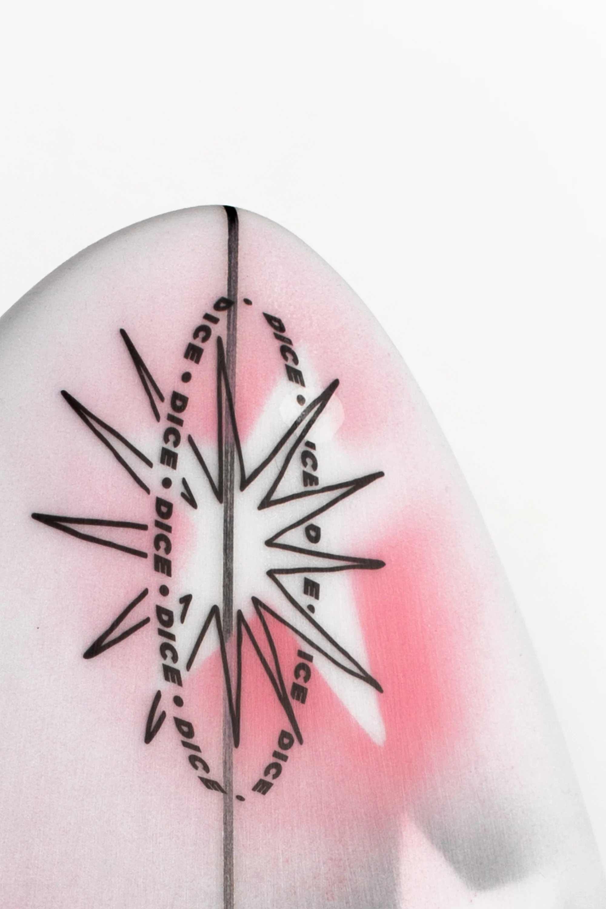 Dice Hotline Surfboards - FENDER II by Tom Morat - Art/Spray - 5'9" x 19 1/2 x 2 3/4 - 33.6L - Mikey February's Personal Dims - Image 9