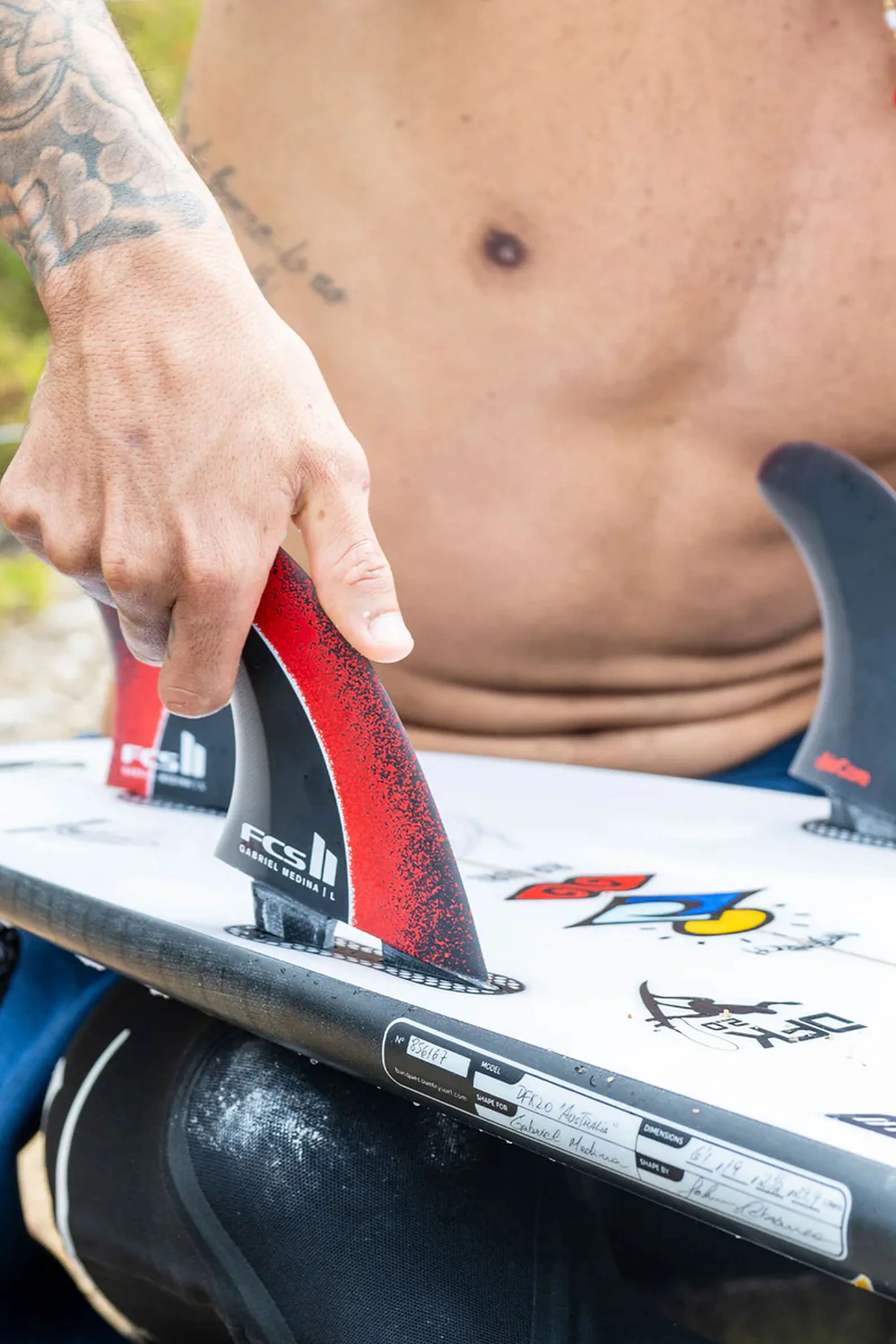 FCS - FCS II Gabriel Medina - PC AIRCORE - FIREBALL - L - 3FINS - Image 4
