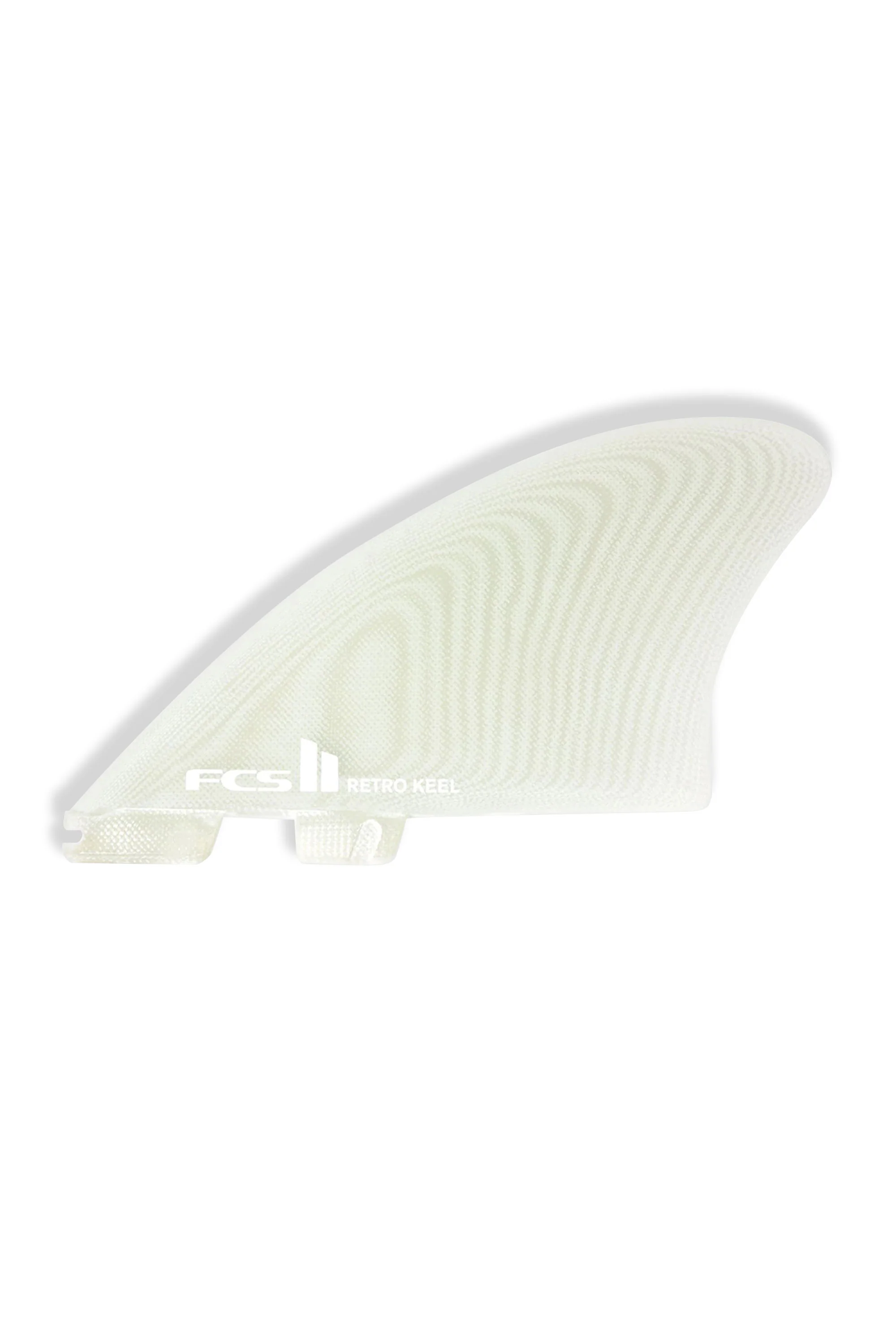 FCS - FCS II RETRO KEEL - PG - CLEAR - S|M - 2FINS