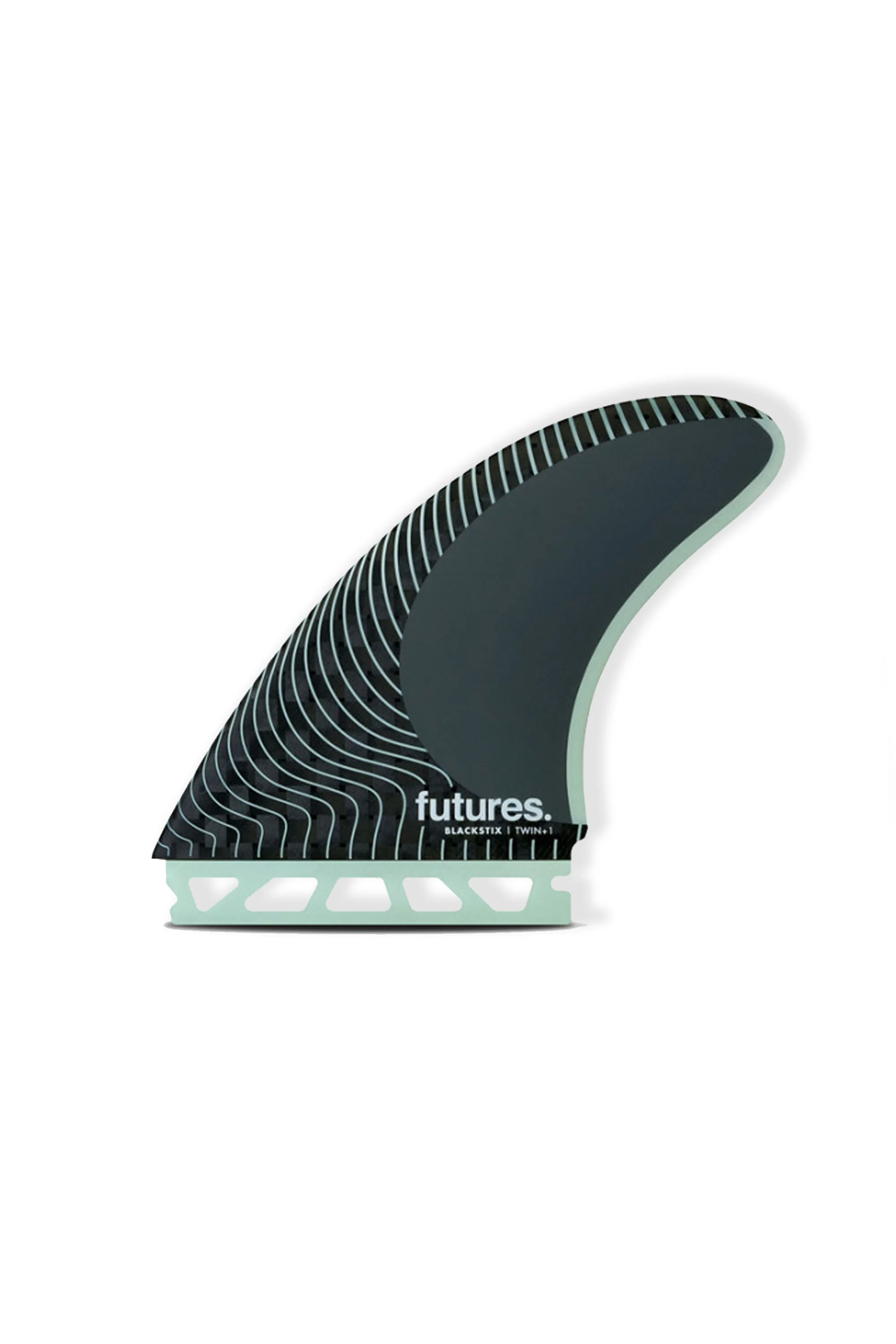 FUTURES - TWIN+1 - BLACKSTIX - 2+1 FINS - Image 2