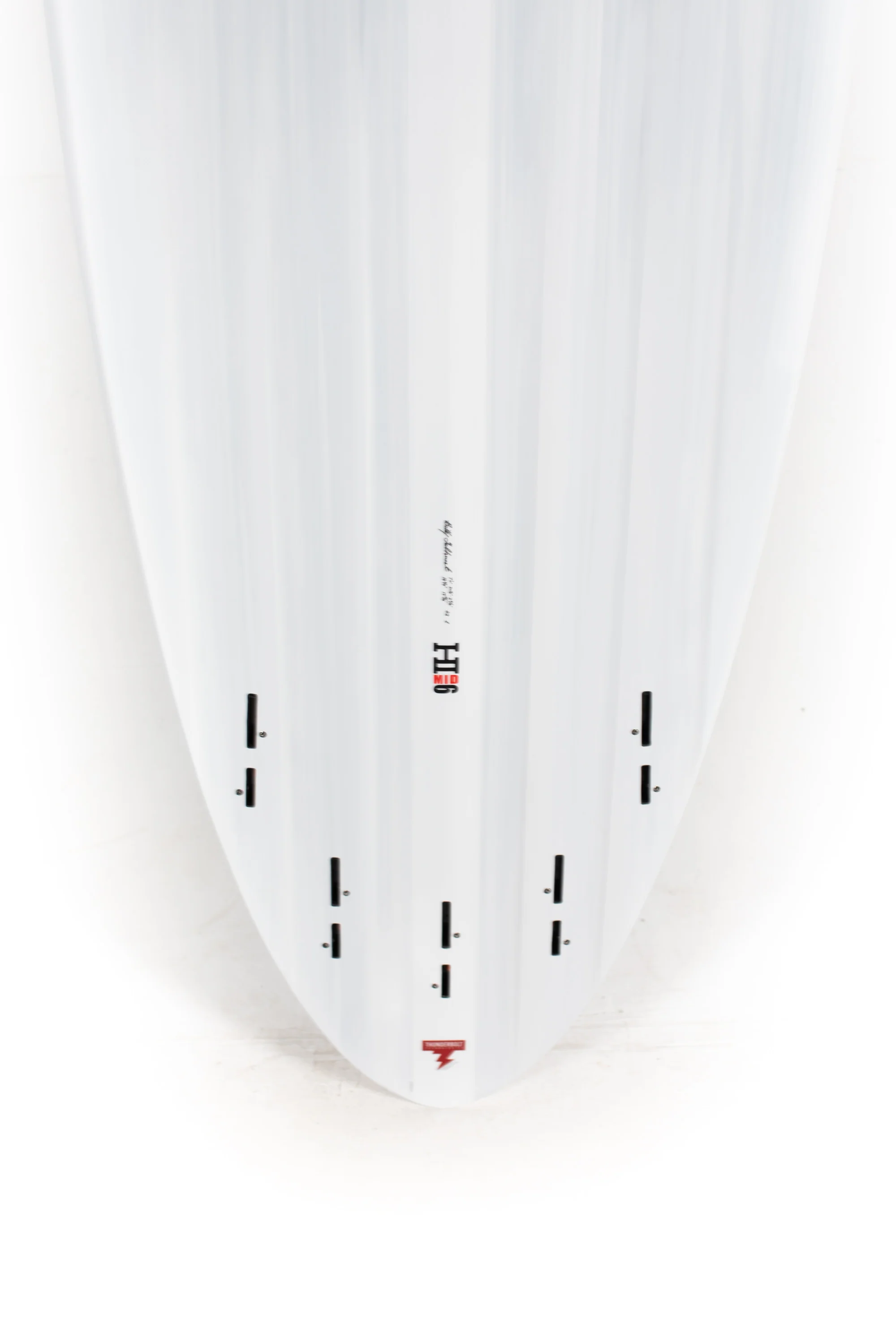 Harley Ingleby Surfboards - Mid 6 - Candy White - Thunderbolt Black - 7'0" x 20 1/2 x 2 5/8 - 40.3L - Image 8