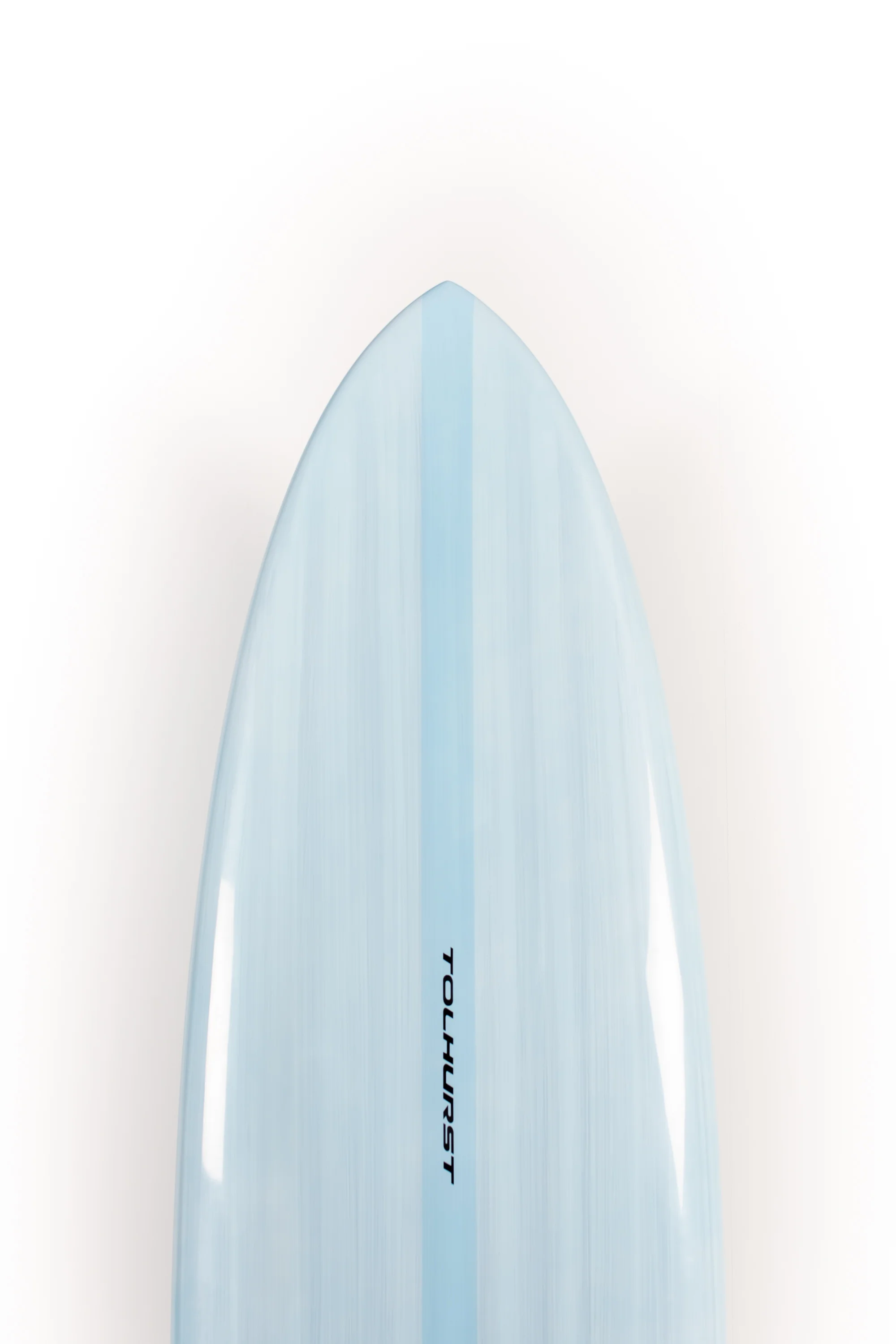 Harley Ingleby Surfboards - Mid 6 - Light Blue - Thunderbolt Red - 7'6" x 21 x 2 3/4 - 47.9L - Image 3
