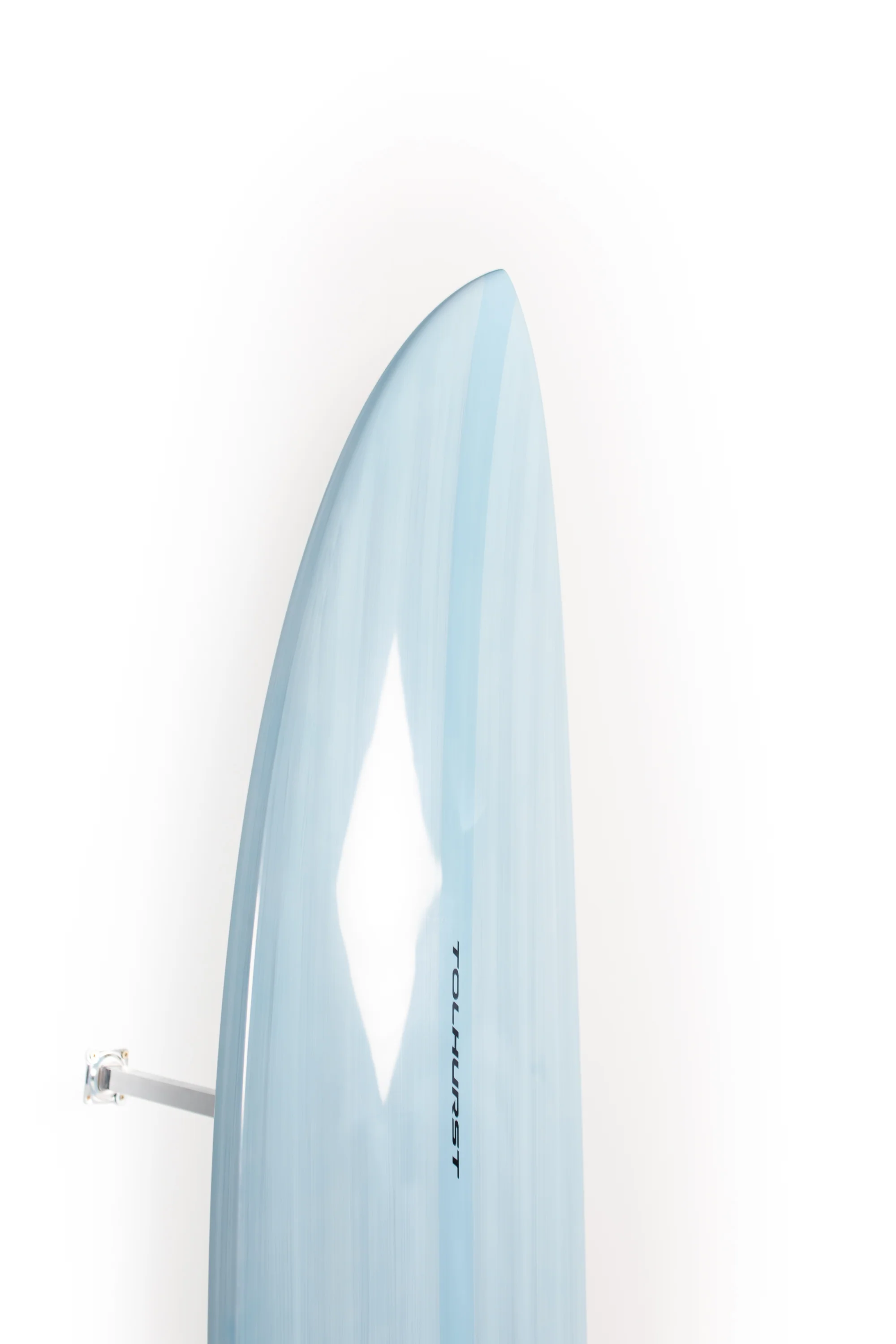 Harley Ingleby Surfboards - Mid 6 - Light Blue - Thunderbolt Red - 7'6" x 21 x 2 3/4 - 47.9L - Image 6