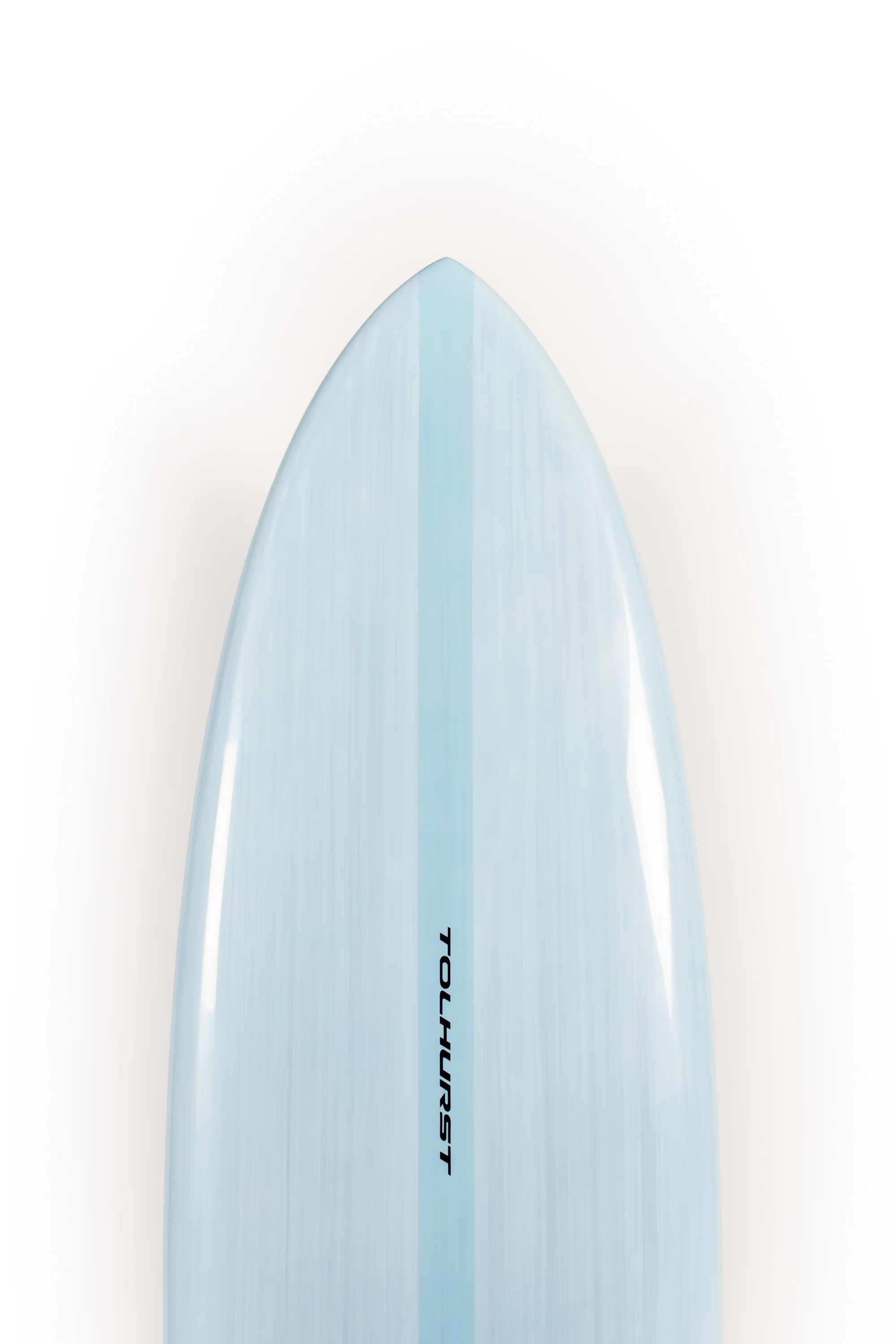 Harley Ingleby Surfboards - Mid 6 Mini - LIGHT BLUE - Thunderbolt Red - 6'4" x 20 x 2 5/8 - 36L - Image 3
