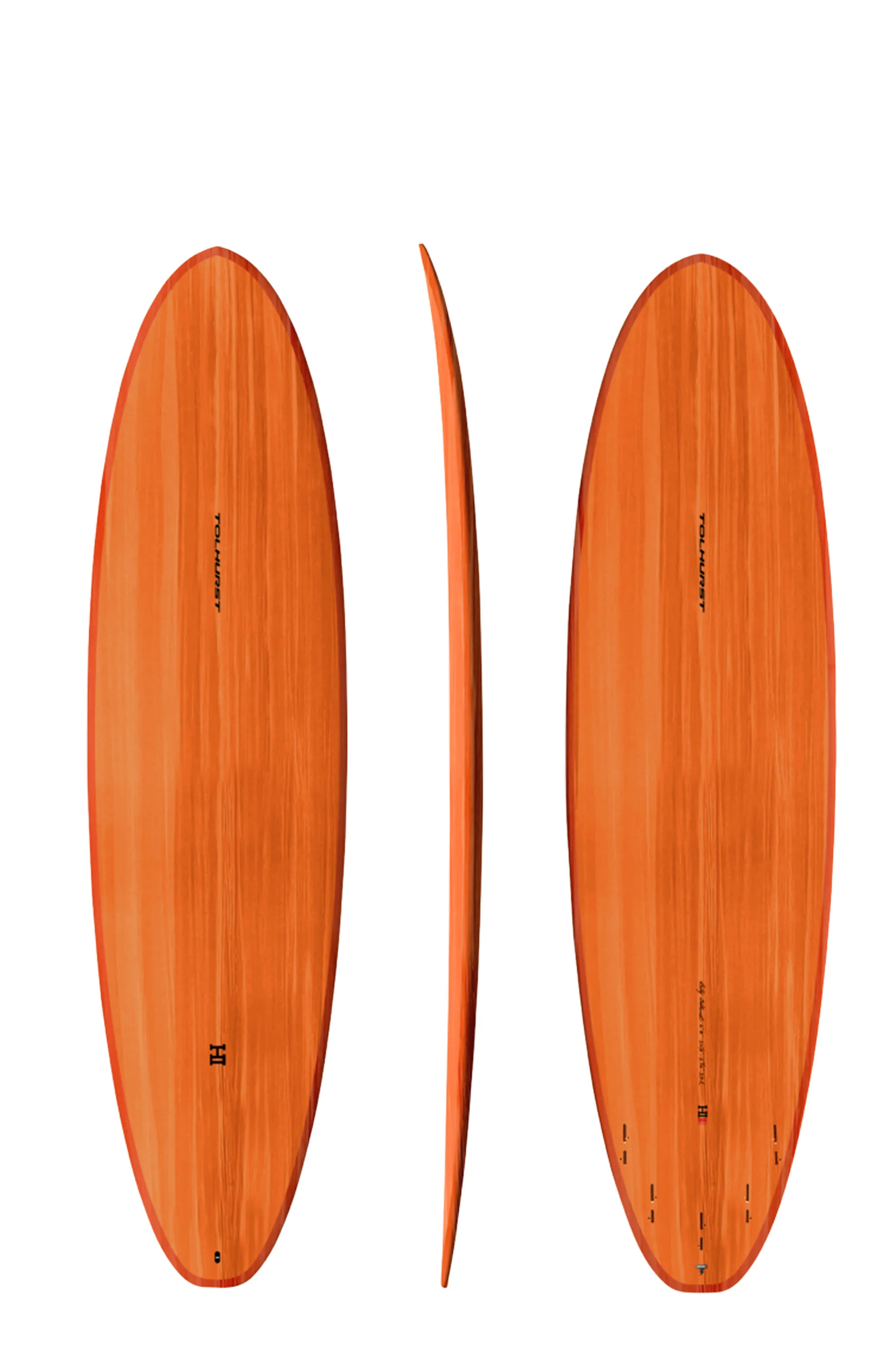 Harley Ingleby Surfboards - Moe - Orange - Thunderbolt Red - 8'0" x 22 5/8" x 3 1/16" - 61.2L - NV - Image 3