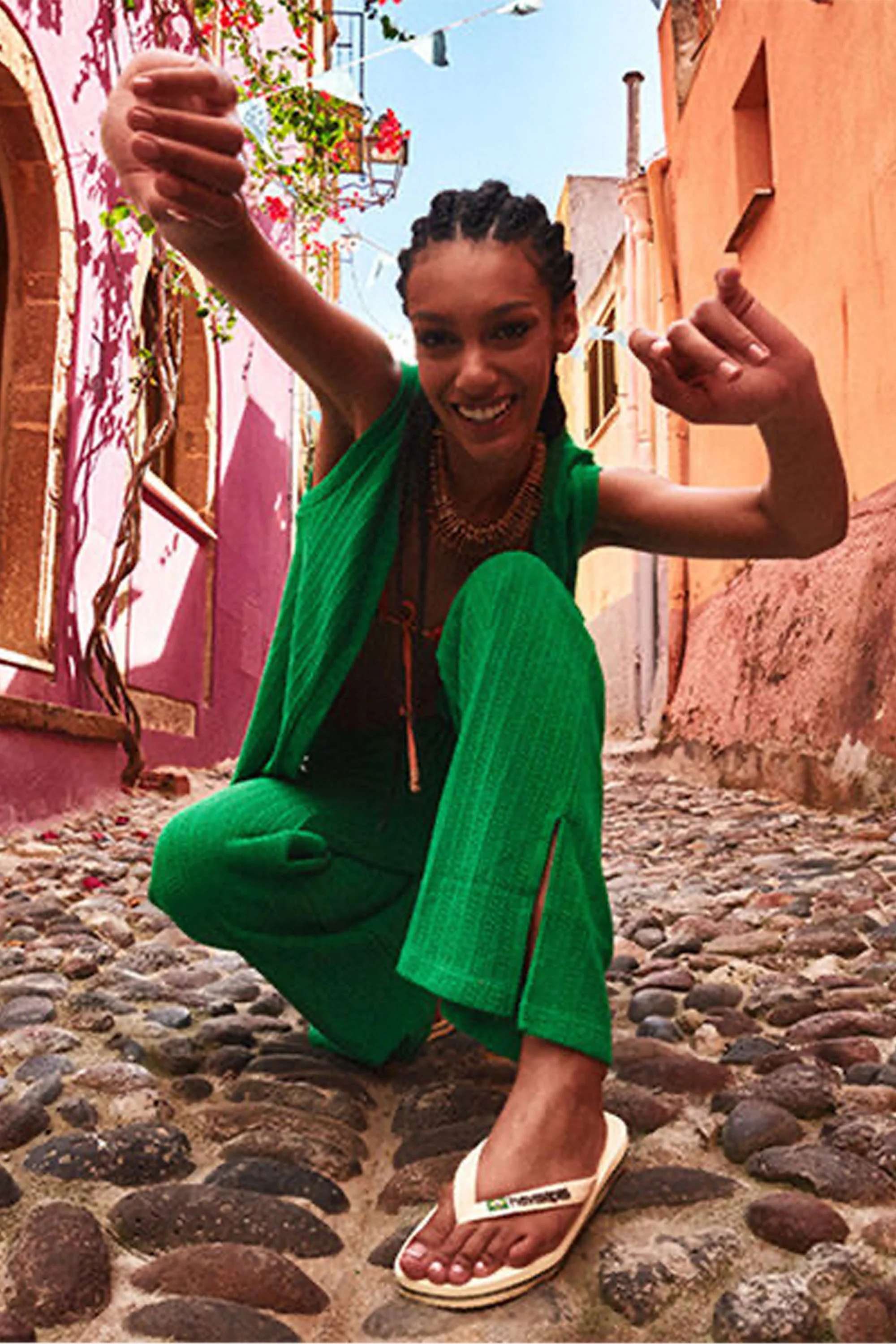 HAVAIANAS - BRASIL LOGO - BUTTERCREAM - WOMAN - Image 2
