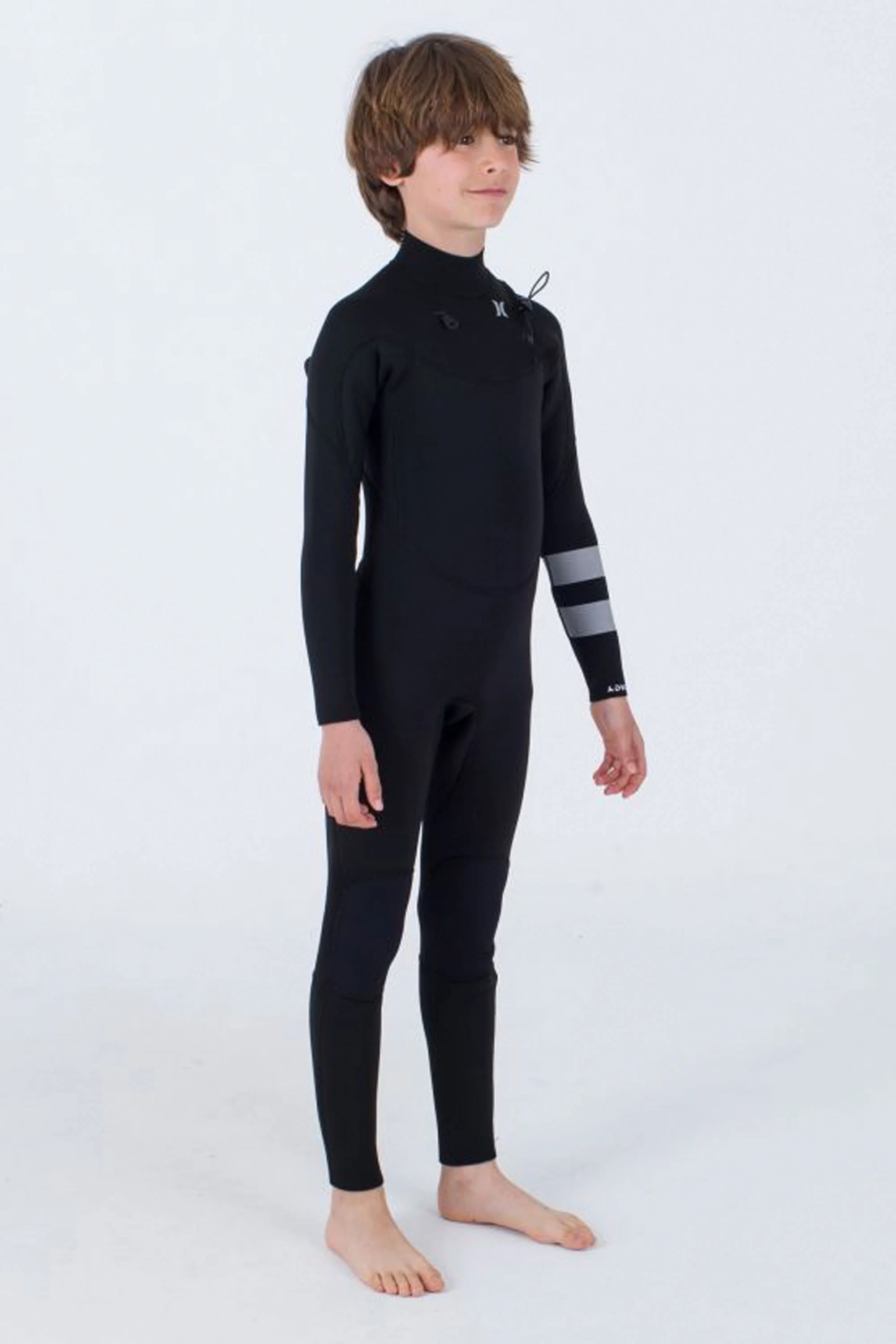 HURLEY - ADVANT - 4/3MM - Chest zip - BLACK - JUNIOR - Image 5