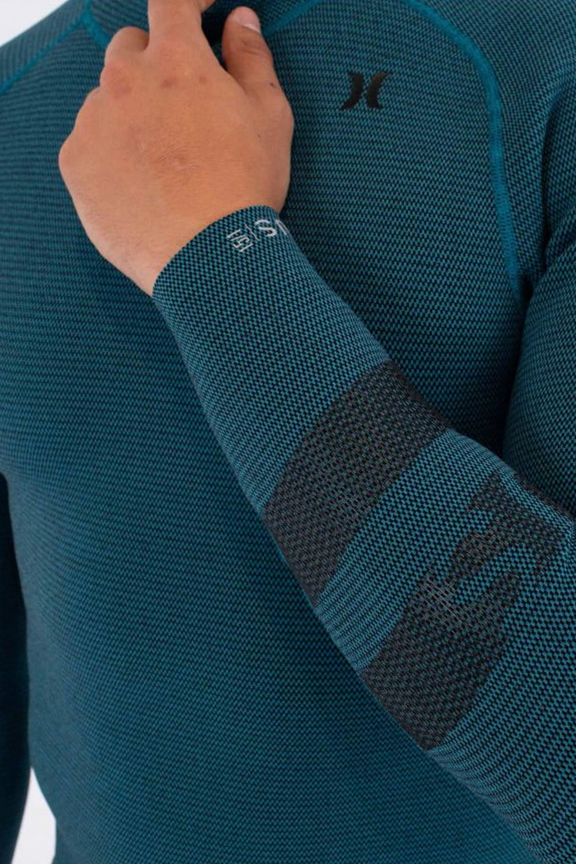HURLEY - PLUS JACKETS TEXTURE - 1.5/1MM - LONG SLEEVE - BLACK/SKY BLUE - MAN - Image 7