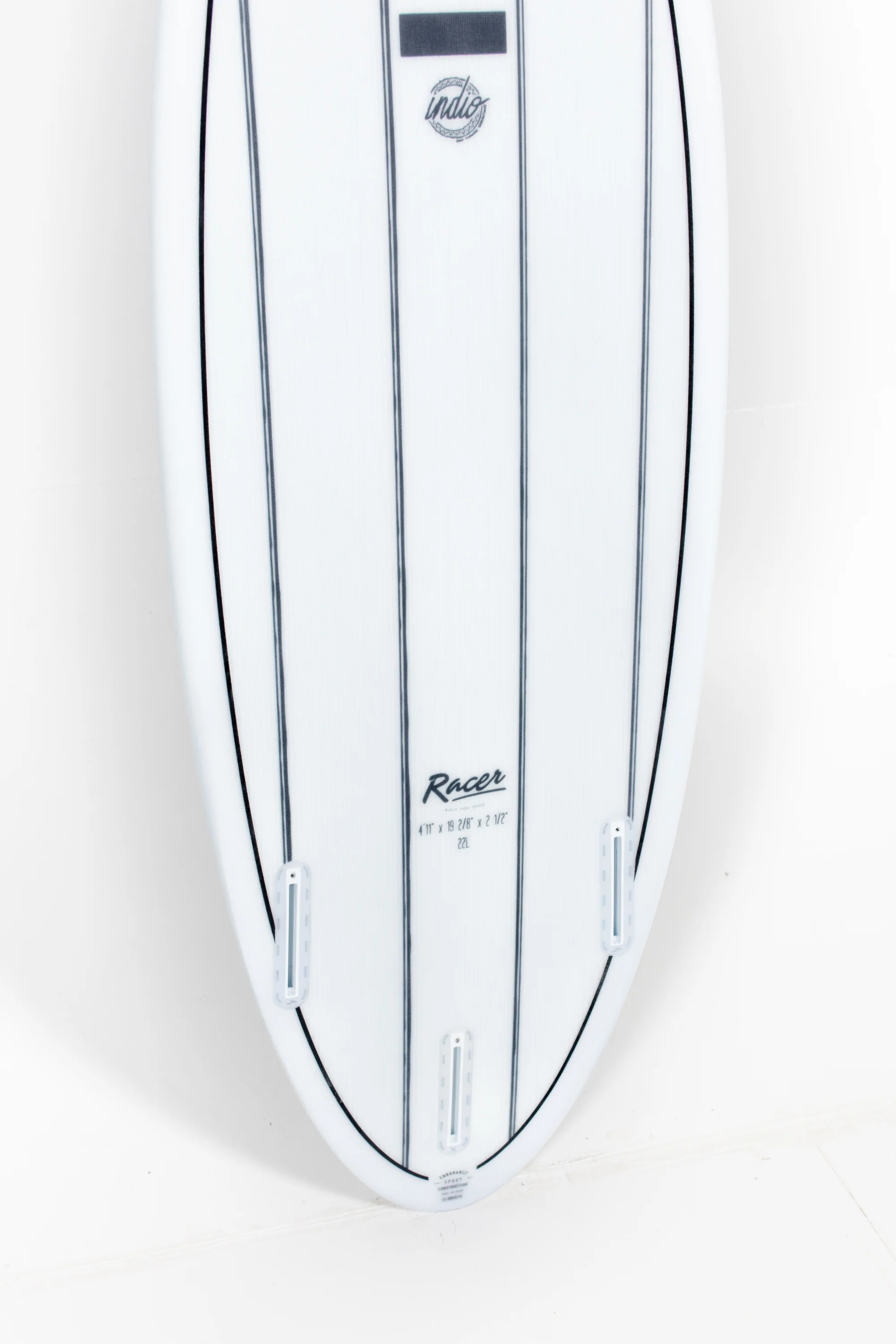 Indio Surfboards - RACER Stripes GROM - 4'11" x 19 x 2 1/8 - 22,5L - Image 7