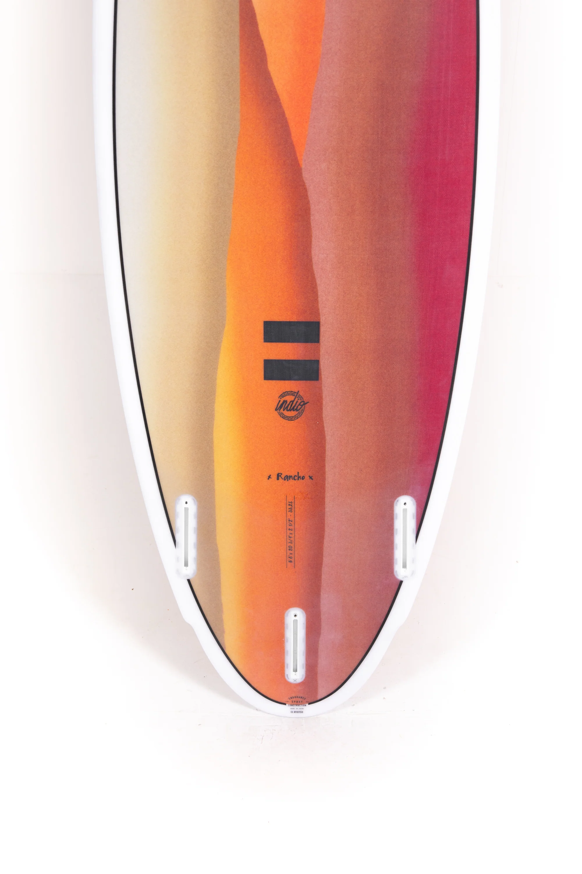 Indio Endurance - RANCHO Gold India - 5'8" x 20 3/4 x 2 1/2 x 33,20L - Image 8