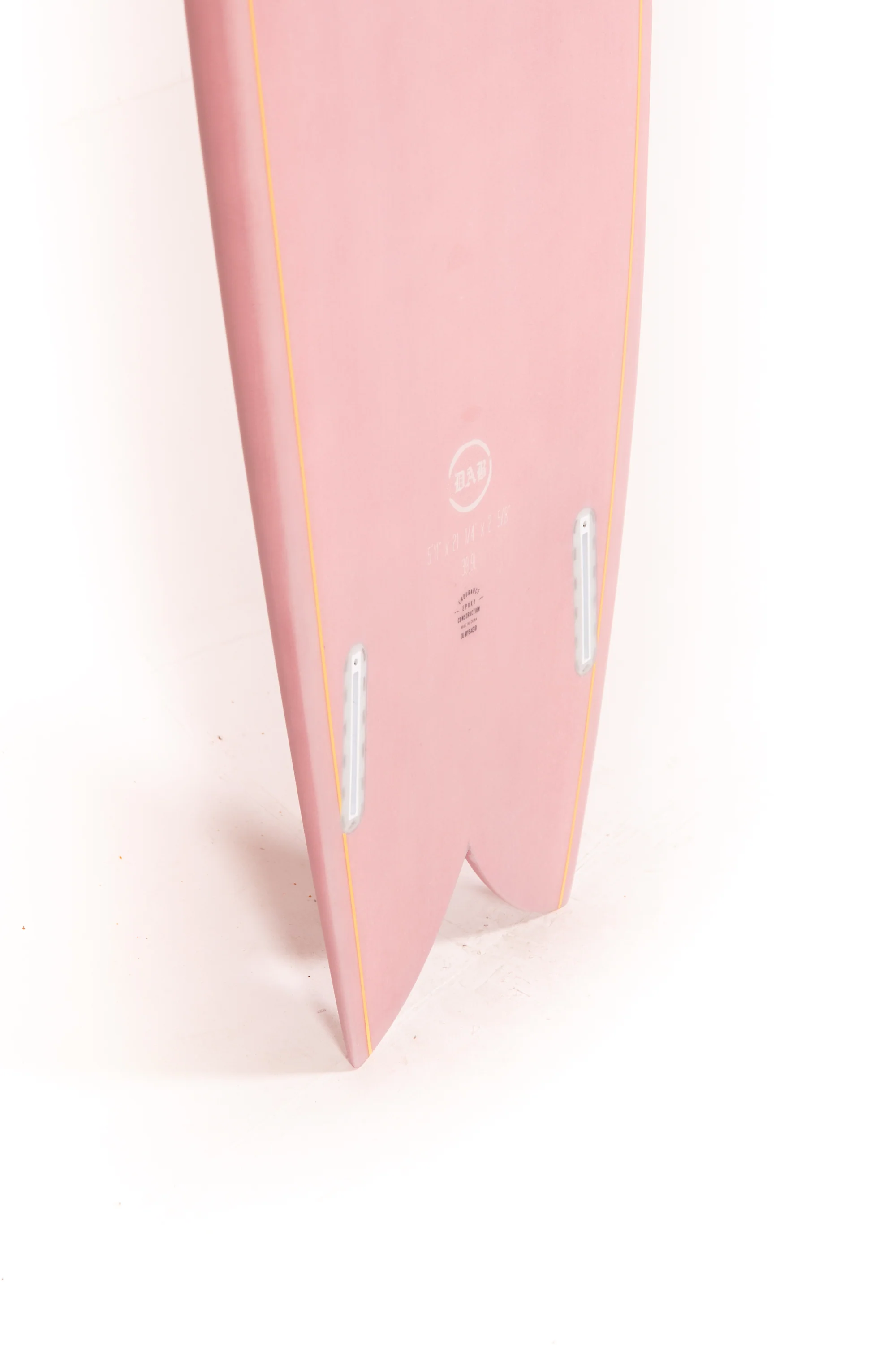 Indio Surfboard - DAB Pink - 5'11" x 21 1/4 x 2 5/8 x 39.90L - Image 10