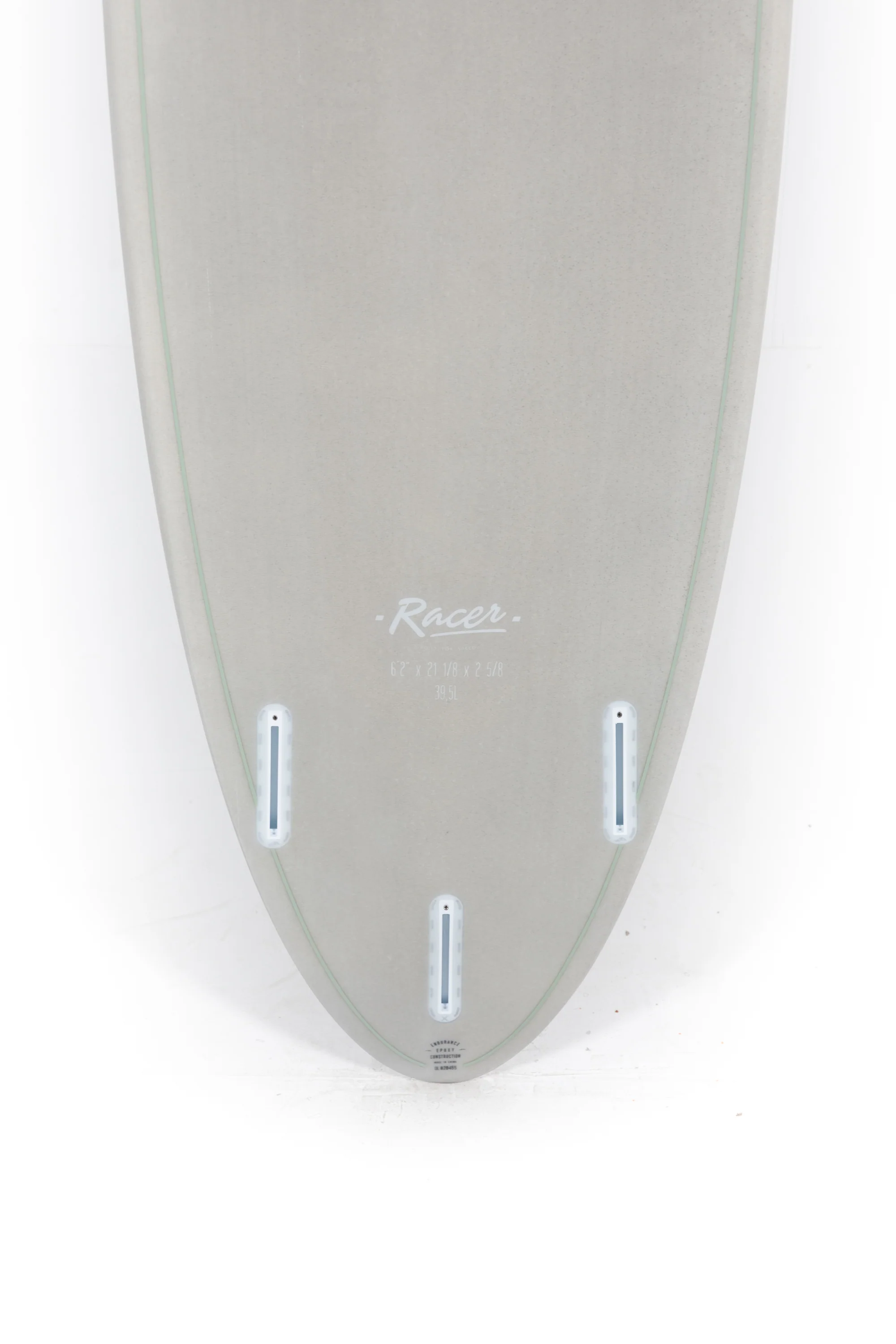 PRE ORDER | Indio Surfboards - RACER Grey - 6'2" x 21" 1/8 x 2 5/8 - 39,5L - Image 8