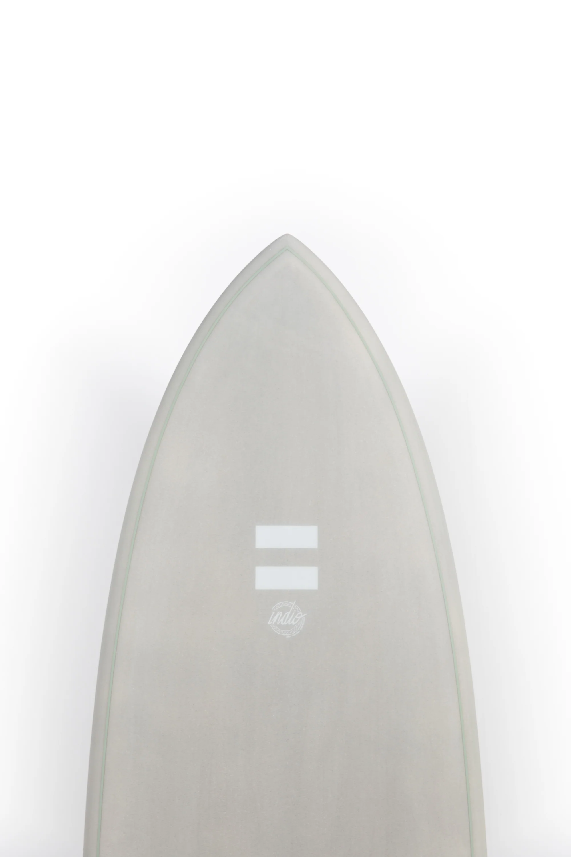 Indio Surfboards - RACER Grey - 6'4" x 21 1/4 x 2 11/16 - 42L - Image 3