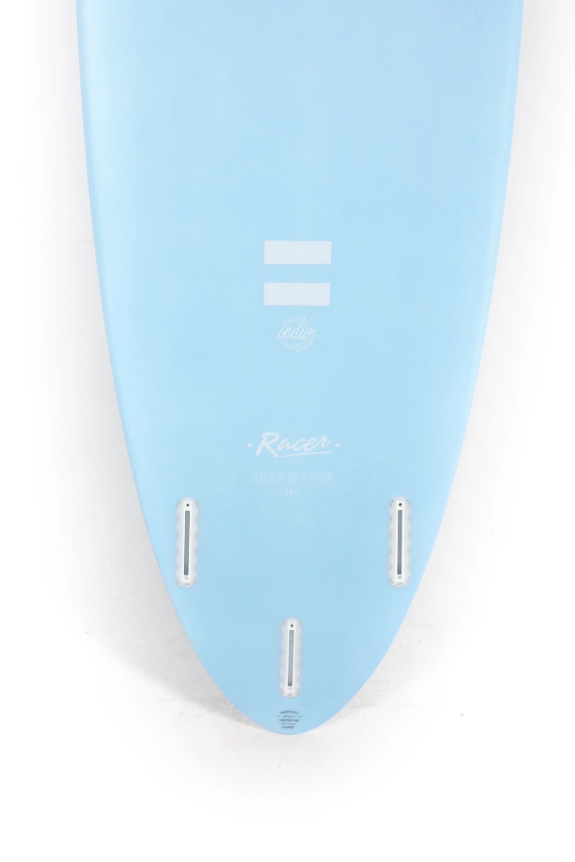 Indio Surfboards - RACER New Stripes - 6'6" x 21 3/8 x 2 13/16 - 44.5L - Image 8