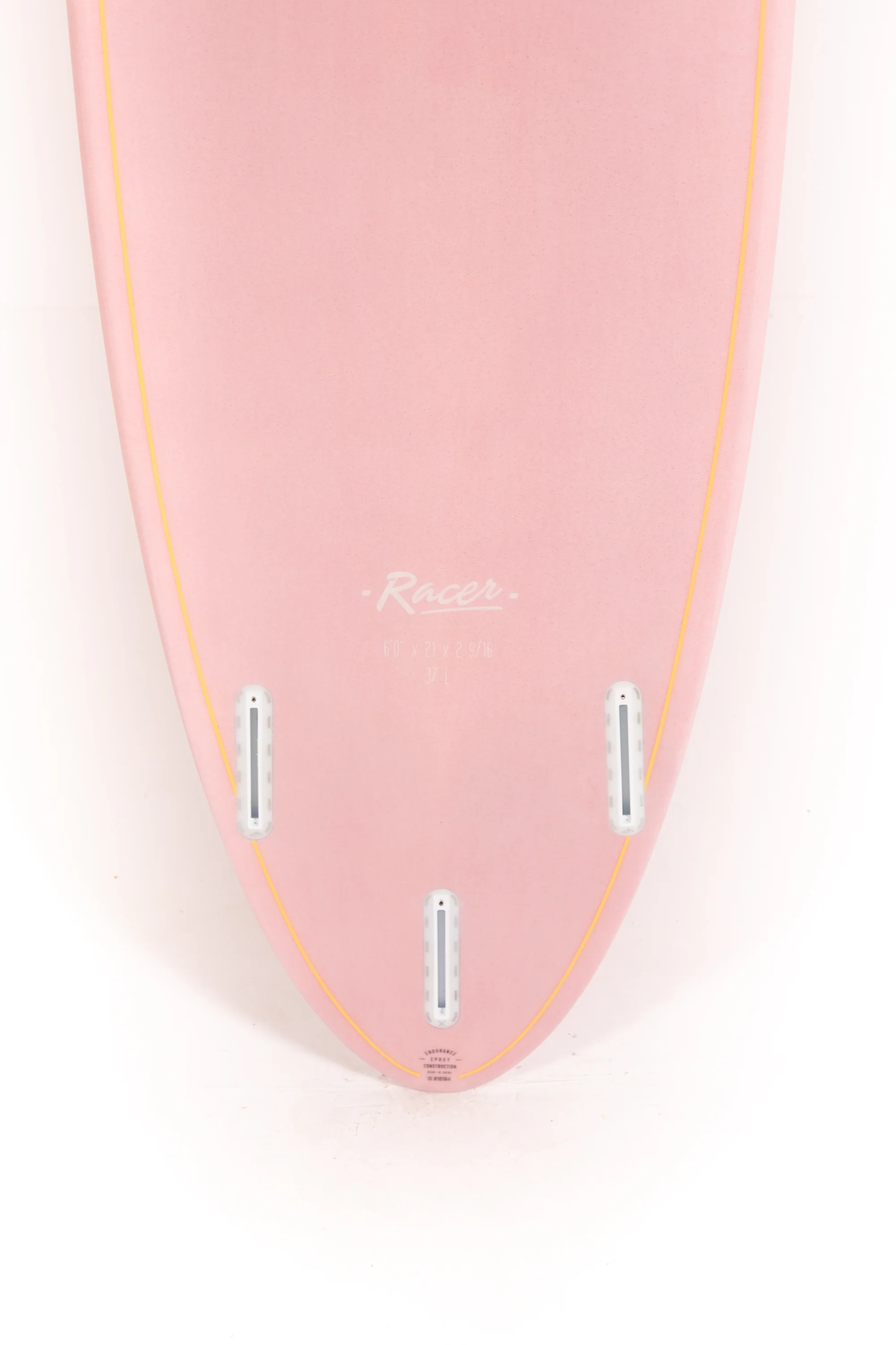 Indio Surfboards - RACER Pink - 6'0" x 21" x 2 9/16 - 37L - Image 8