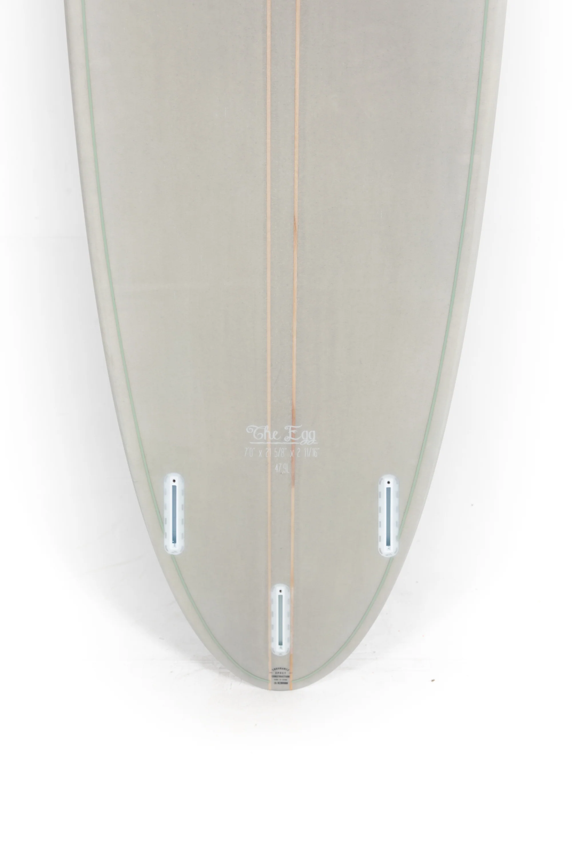 Indio Surfboards - THE EGG Grey - 7'0" x 21 5/8 x 2 11/16 - 47.90L - Image 8