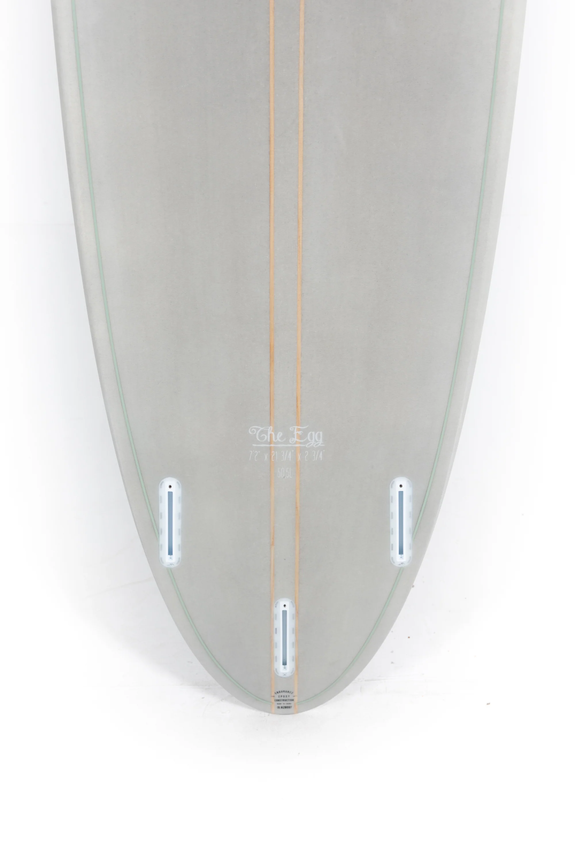 Indio Surfboards - THE EGG Gray - 7'2" x 21" 3/4 x 2 3/4 - 50,50L - Image 8