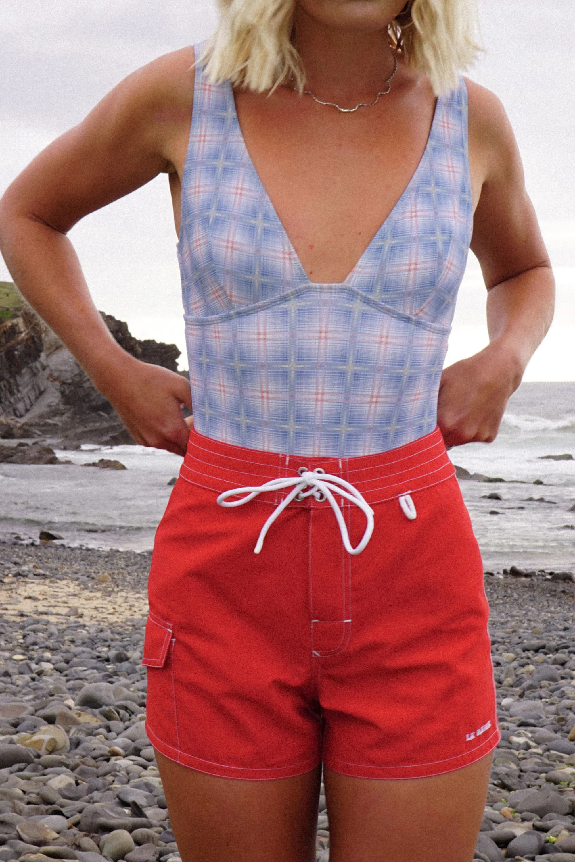 LA REINA BOARDSHORTS - RED BANDIDO BOARDSHORT