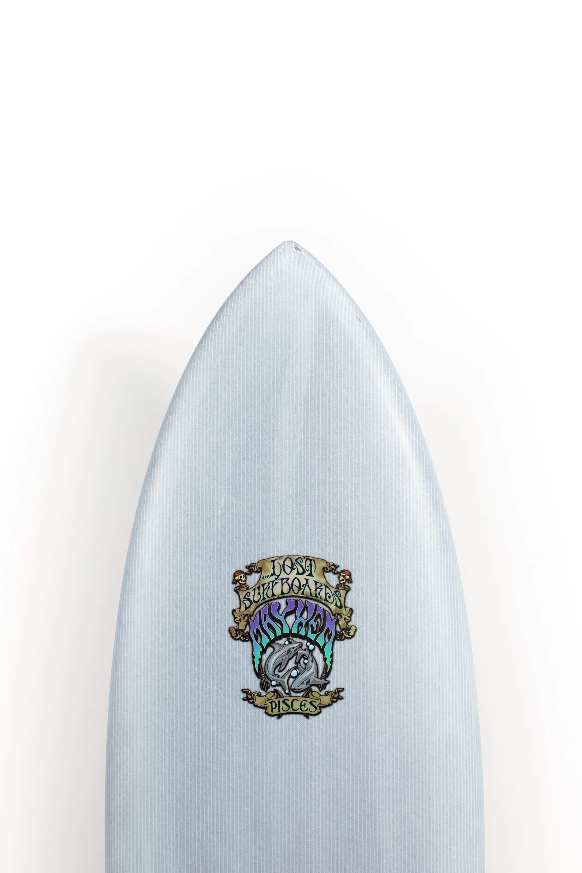 Lost Surfboards- PISCES by Matt Biolos - BLACK SHEEP - FUTURES - WHITE - 6'1" x 21.75 x 2.65 - 39.80L - BS119117 - Image 3