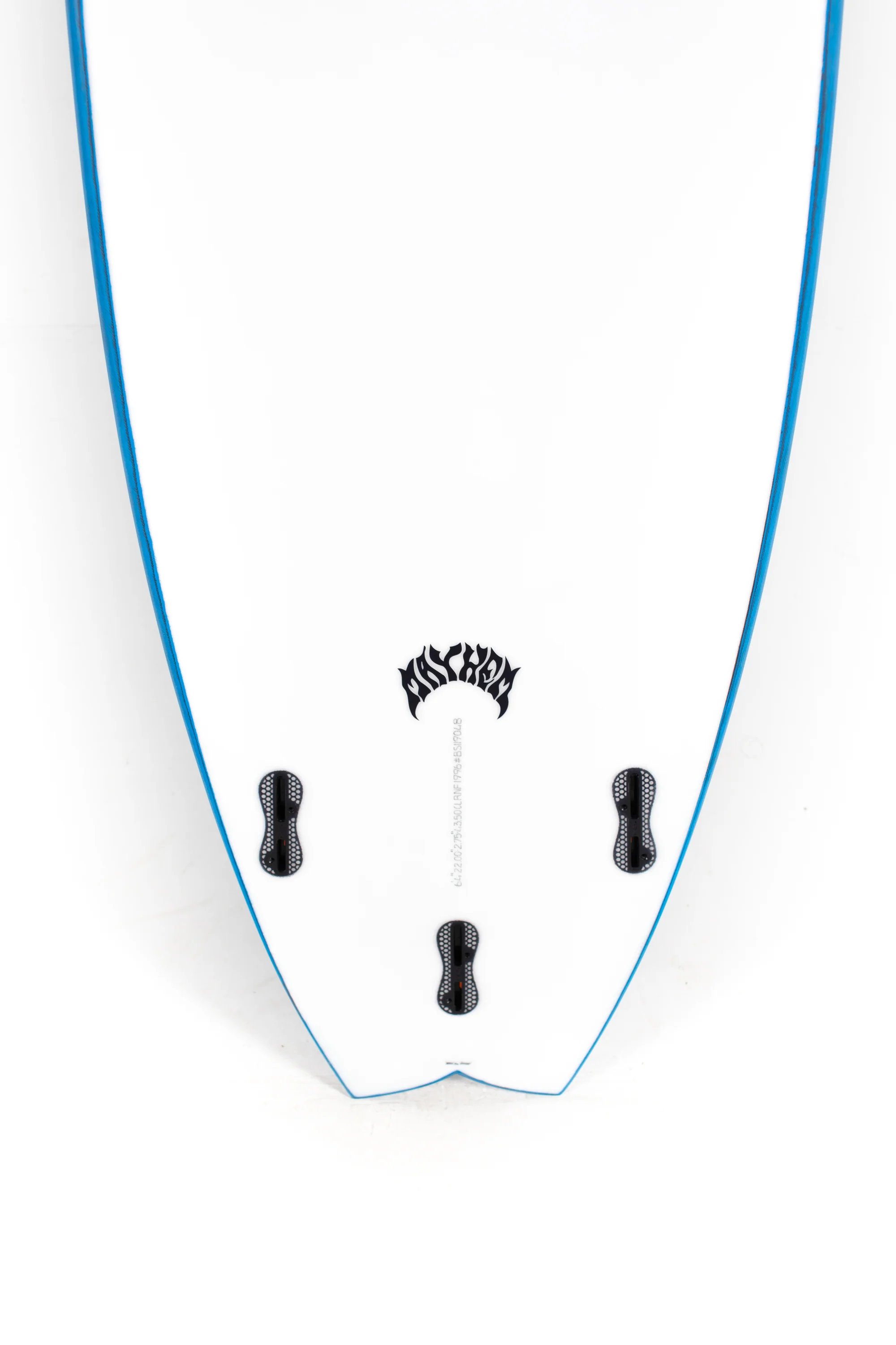 Lost Surfboards - RNF '96 by Matt Biolos - BLACK SHEEP - FCSII - BLUE - 6'4" x 22" x 2.75 - 43.5L - BS119048 - Image 8