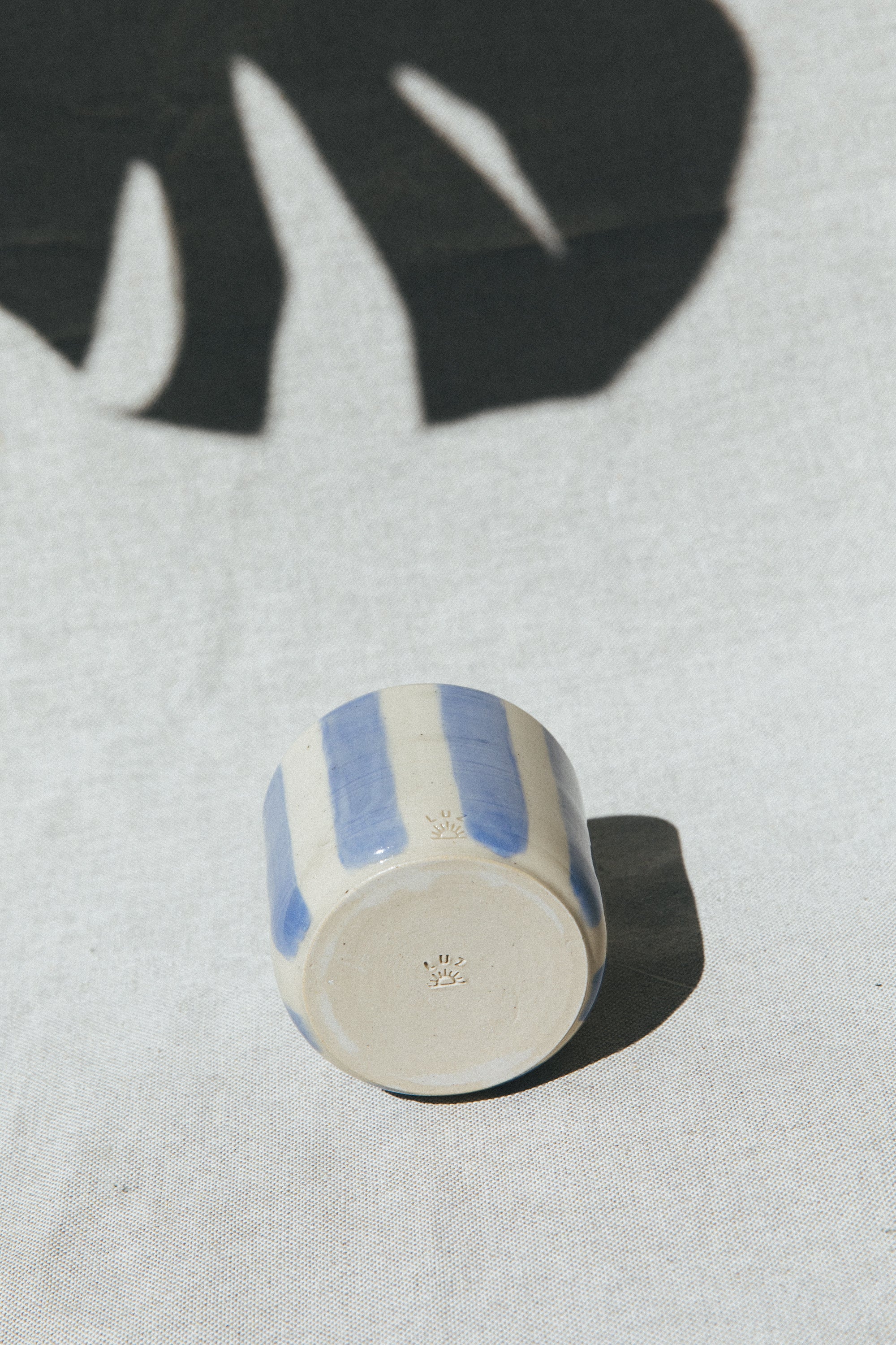LUZ CERAMICS - BLUE STRIPES CUP - Image 3