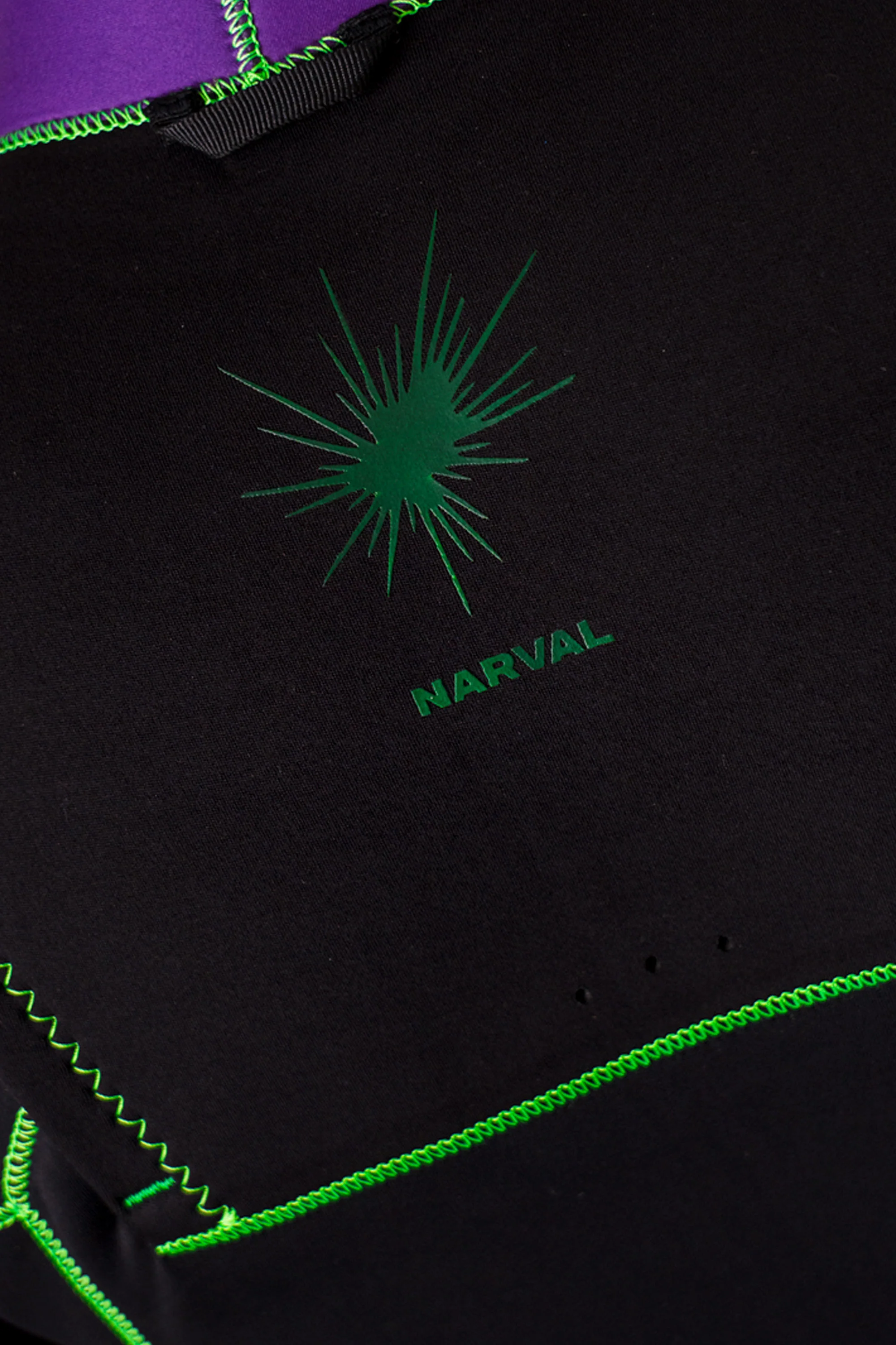 NARVAL - Narval X Shane Borland - Sur Wetsuit - 3.2mm - Black/Purple/Neon Green - Man - Image 4