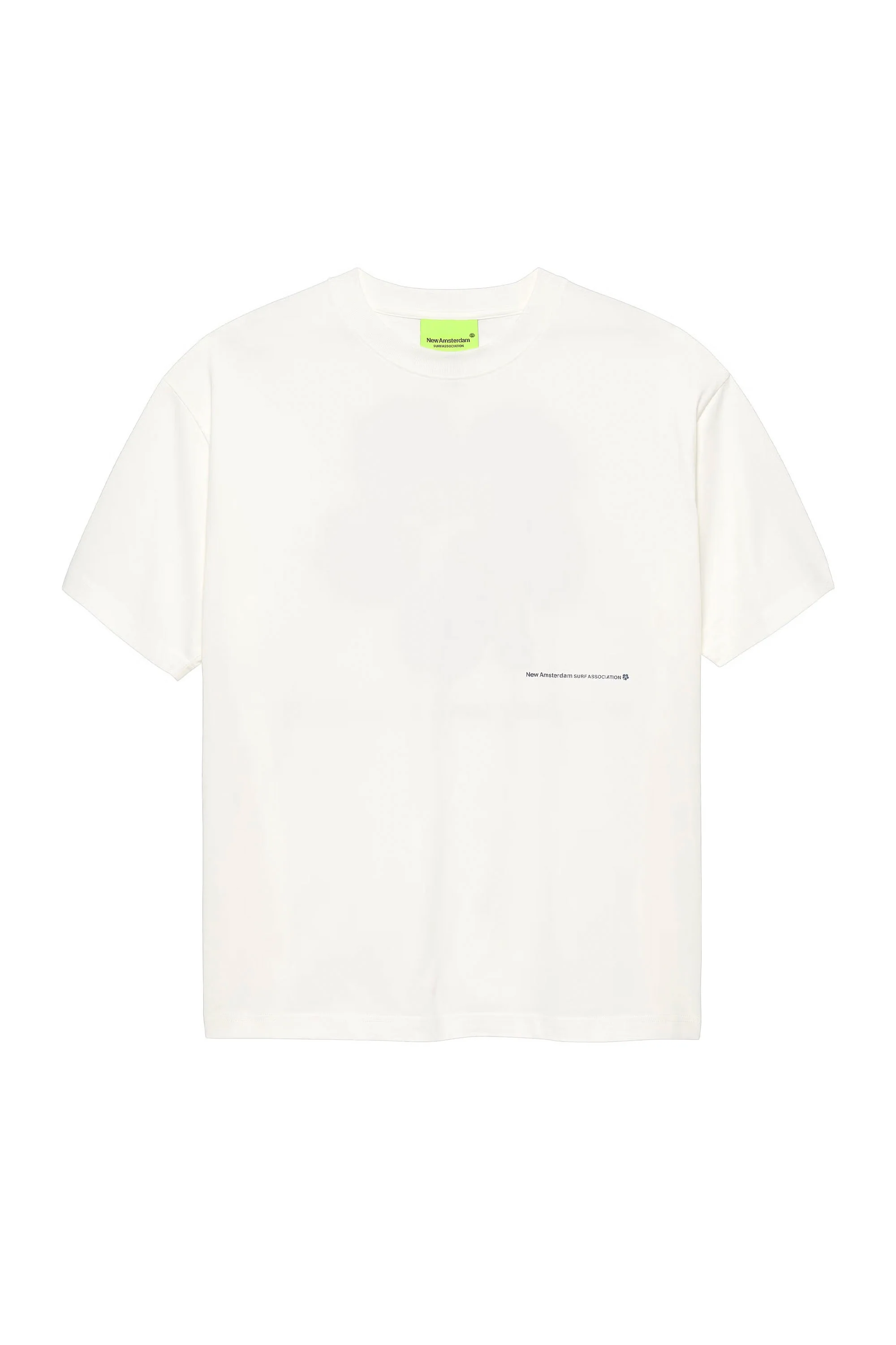 NEW AMSTERDAM SURF ASSOCIATION - HIBISCUS TEE - WASHED WHITE