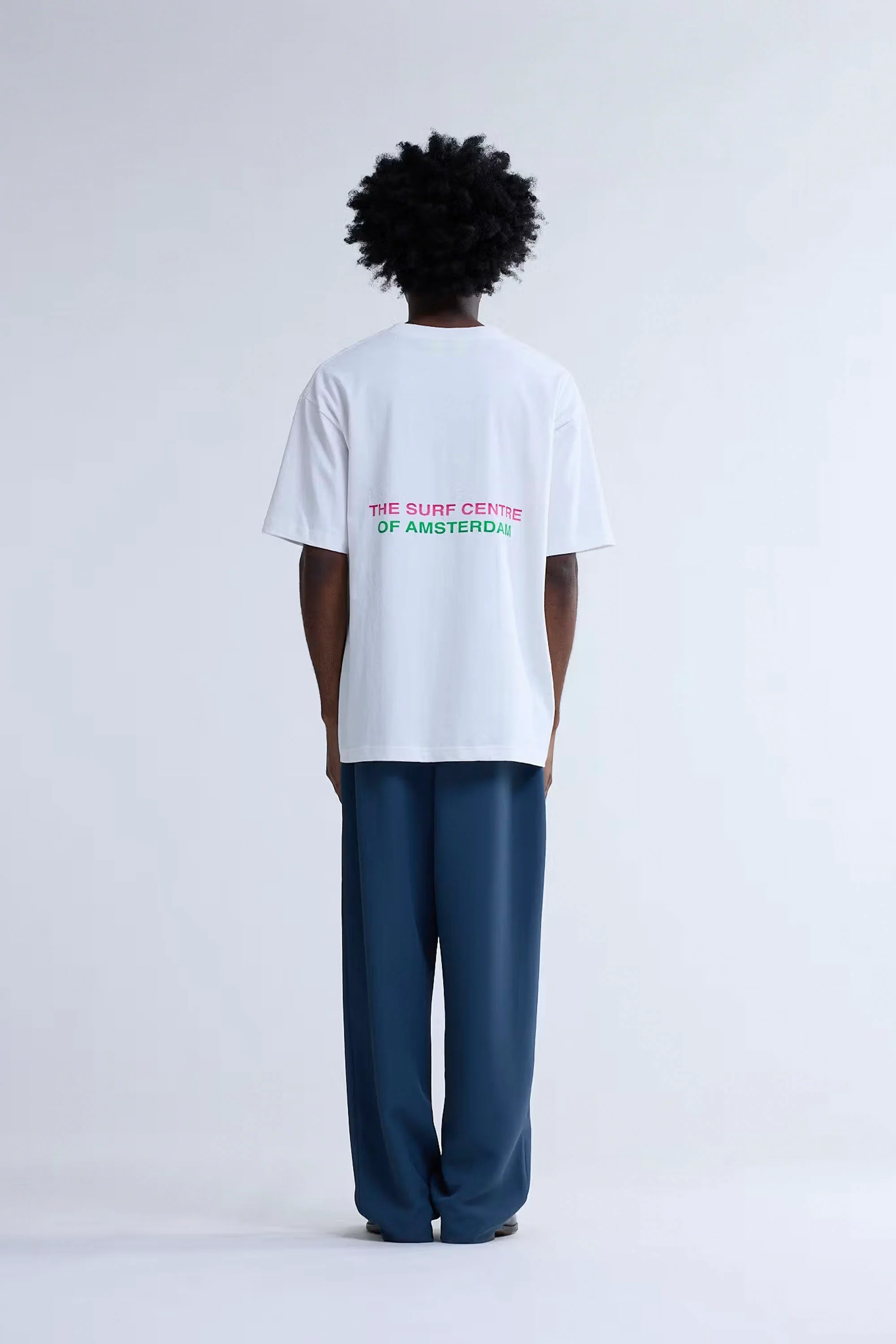 NEW AMSTERDAM SURF ASSOCIATION - SURF CENTRE TEE - WASHED WHITE - Image 2