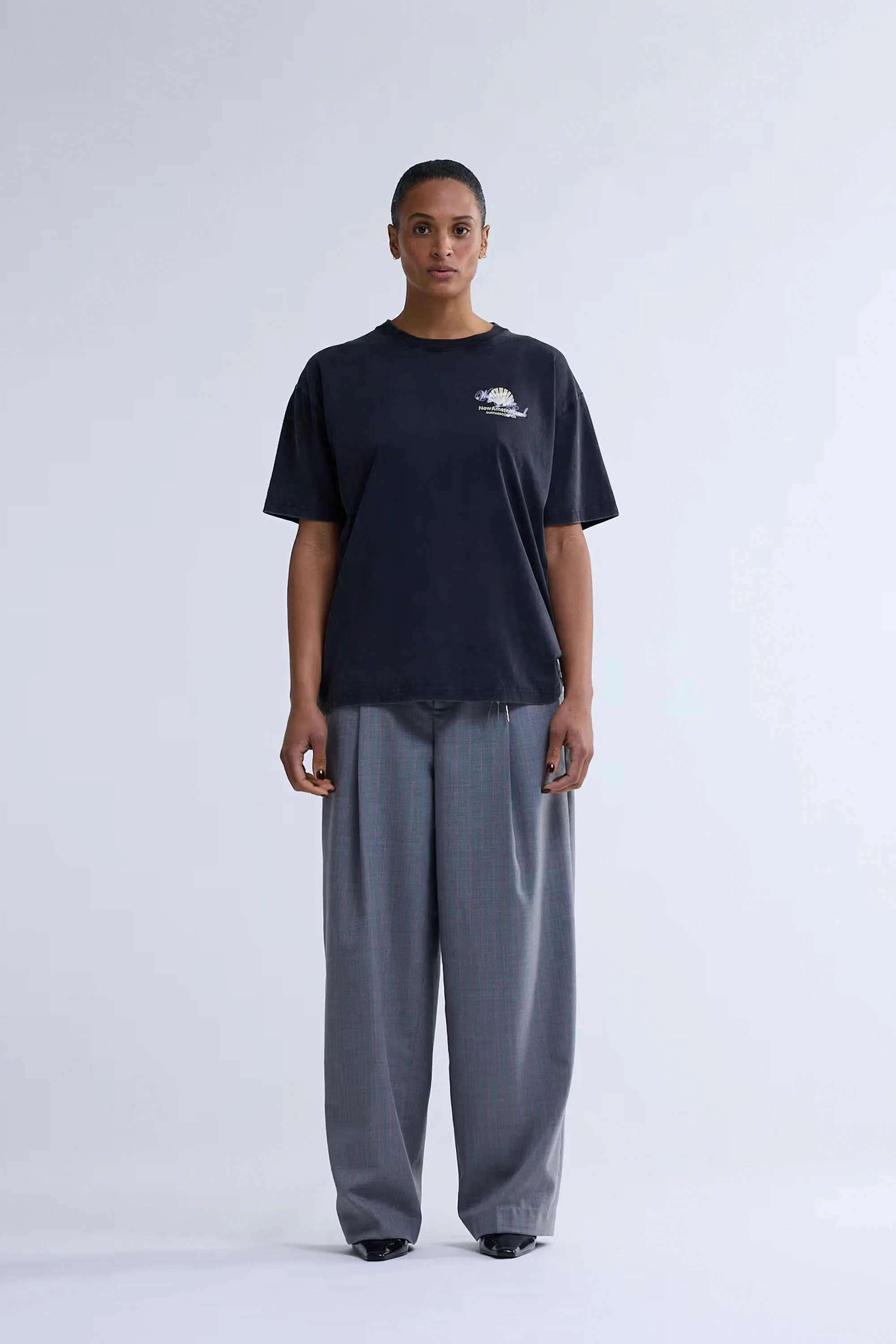 NEW AMSTERDAM SURF ASSOCIATION - WELCOME TO PALMBEACH TEE - ANTRACITE - Image 4