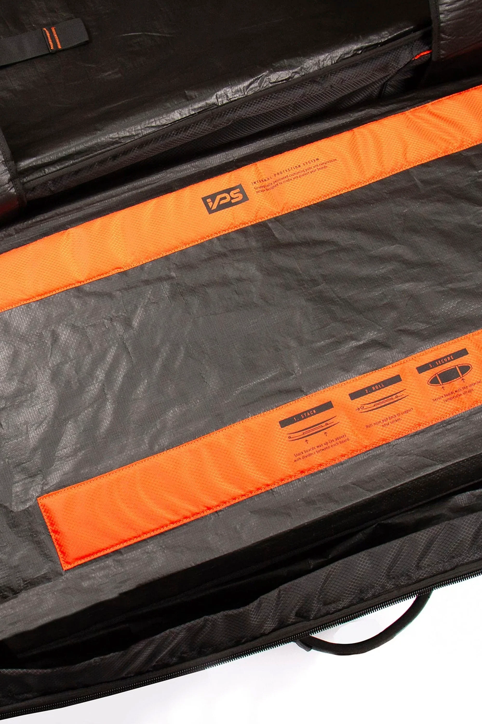 OCEAN+EARTH - TRIPLE APEX FISH SHORTBOARD BAG - BLACK - 7.0 - Image 9