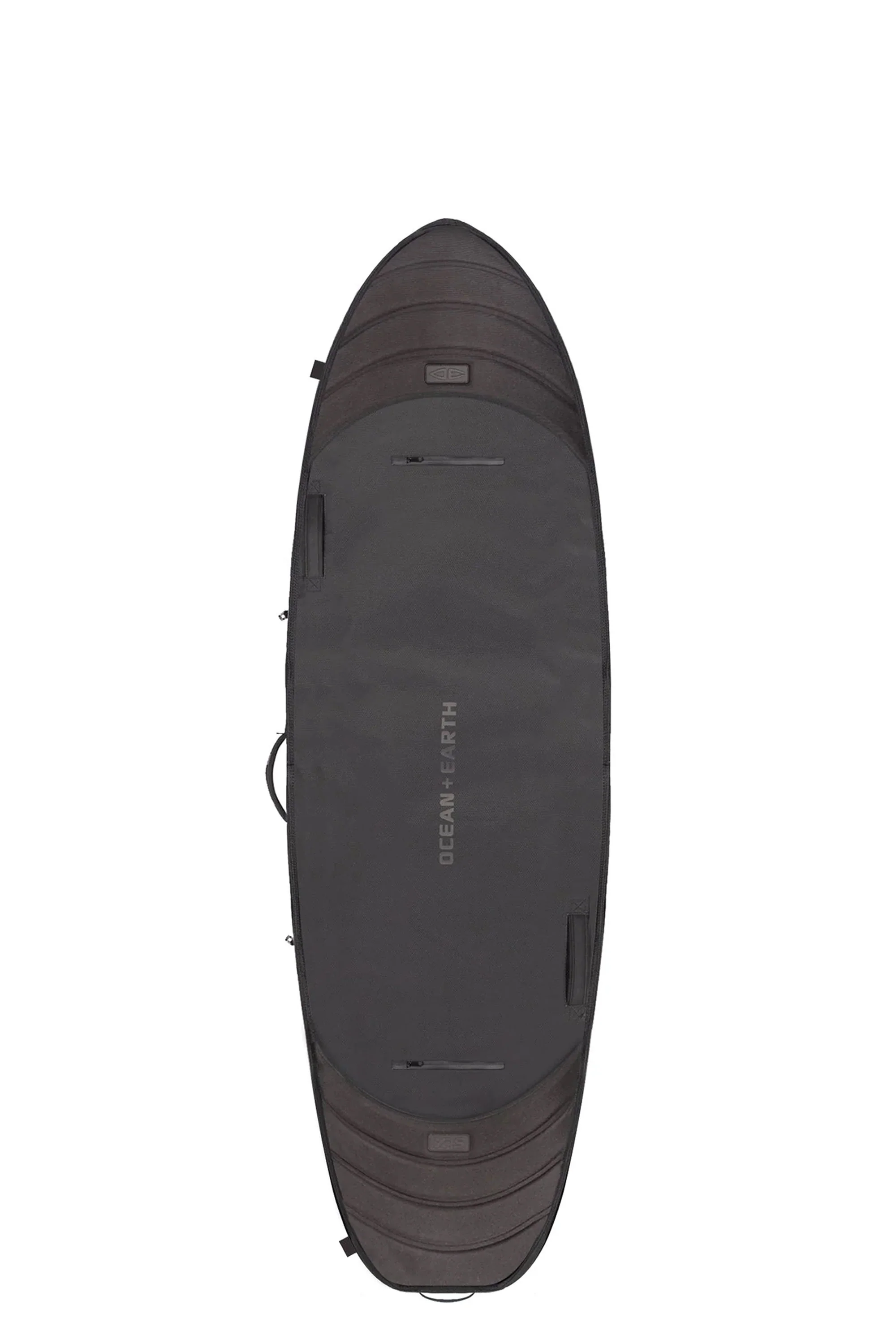 OCEAN+EARTH - TRIPLE APEX FISH SHORTBOARD BAG - BLACK - 7.6