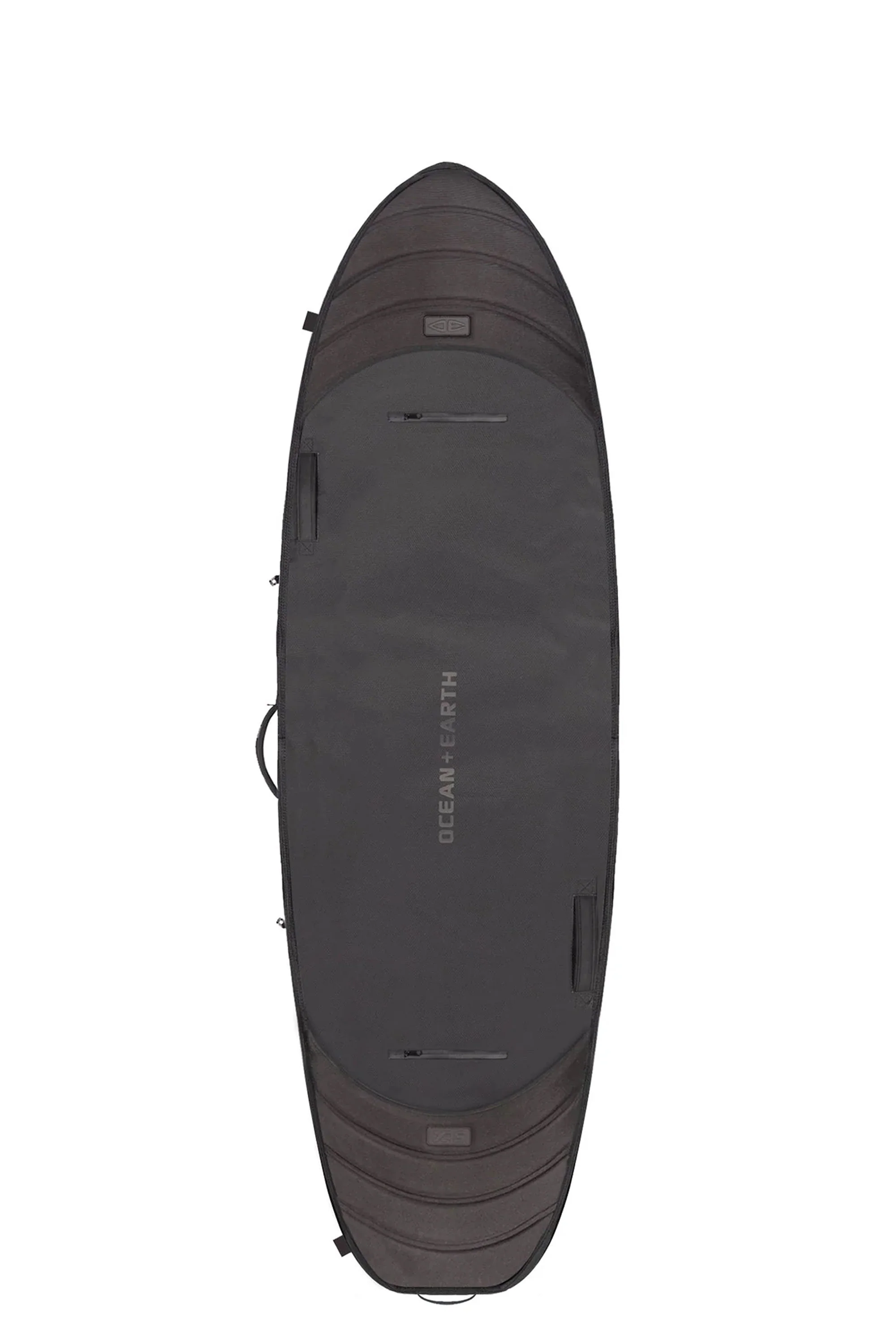 OCEAN+EARTH - TRIPLE APEX FISH SHORTBOARD BAG - BLACK - 8.0