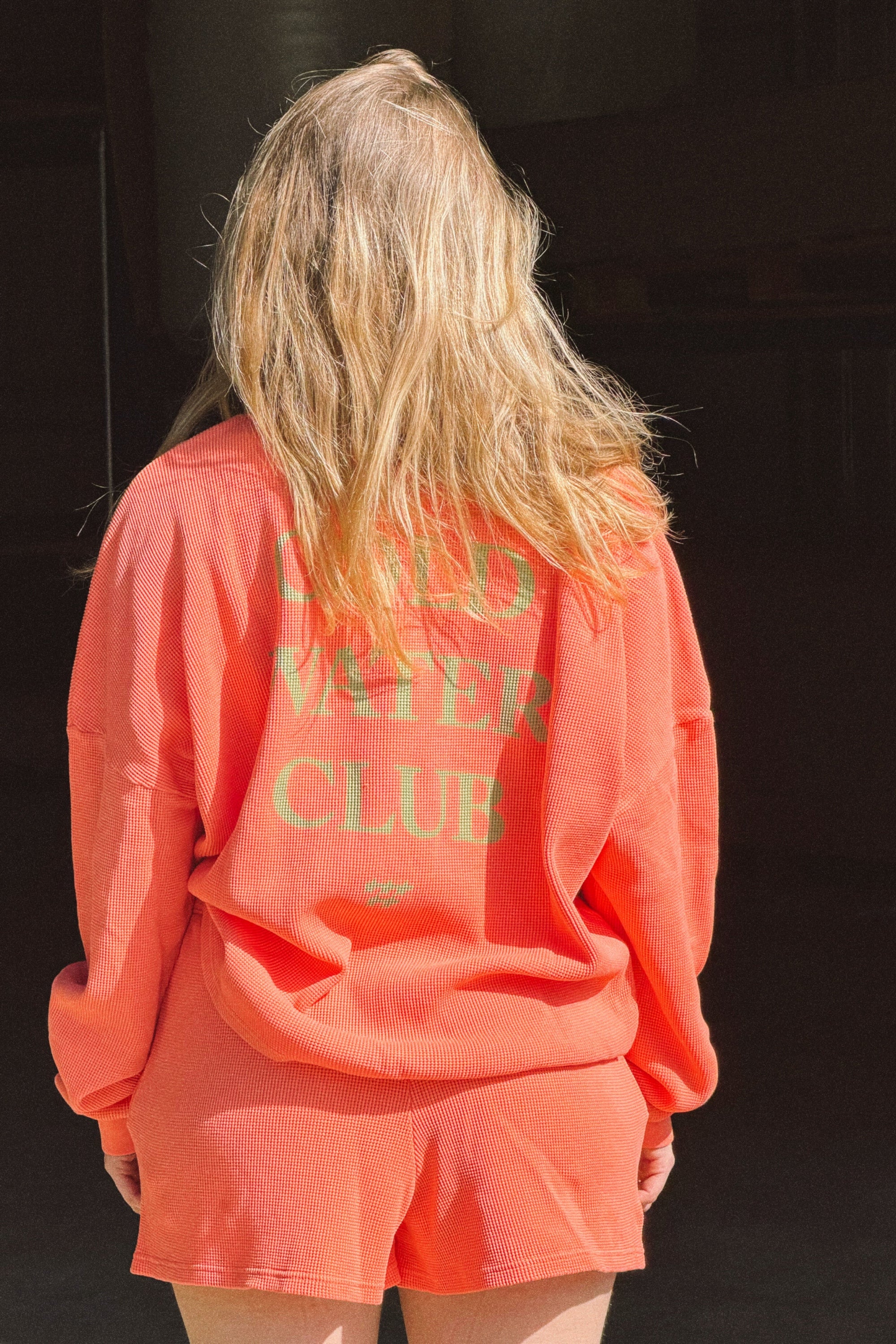 PUKAS SURF SHOP - OPTIONAL WAFFLE LONG SLEEVE TEE - CAMELIA - Image 5