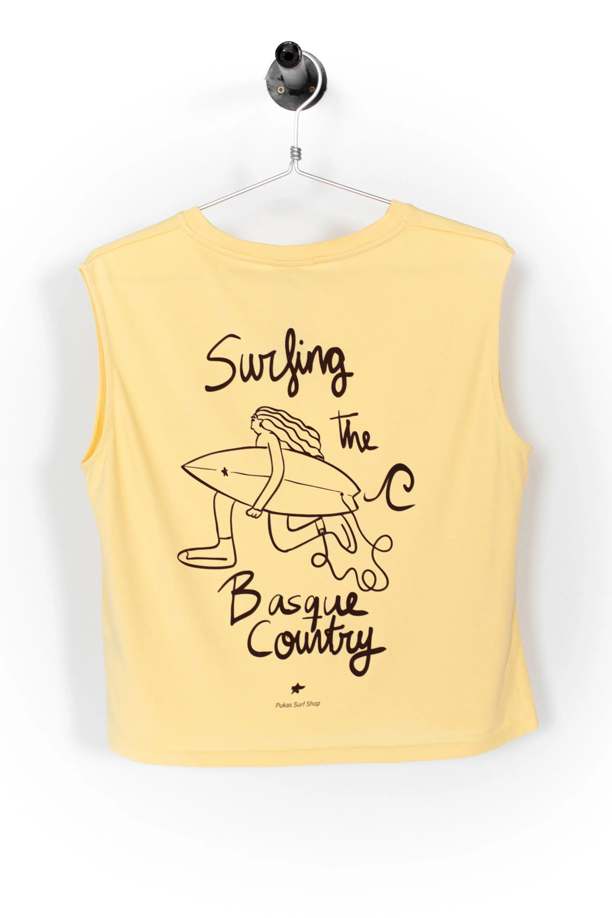 PUKAS SURF SHOP - SURFERA TANK - LIGHT YELLOW - Image 2