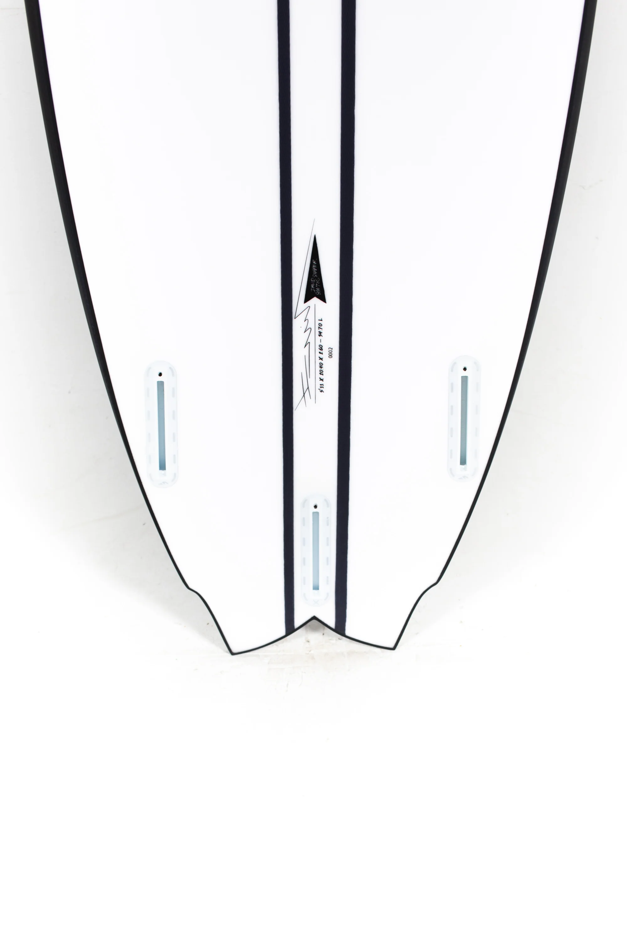 Pukas Surfboards- Mustache by David Santos - Inncarbon - FUT - 5'11" x 20.40 x 2.6 - 34.70L - Image 8