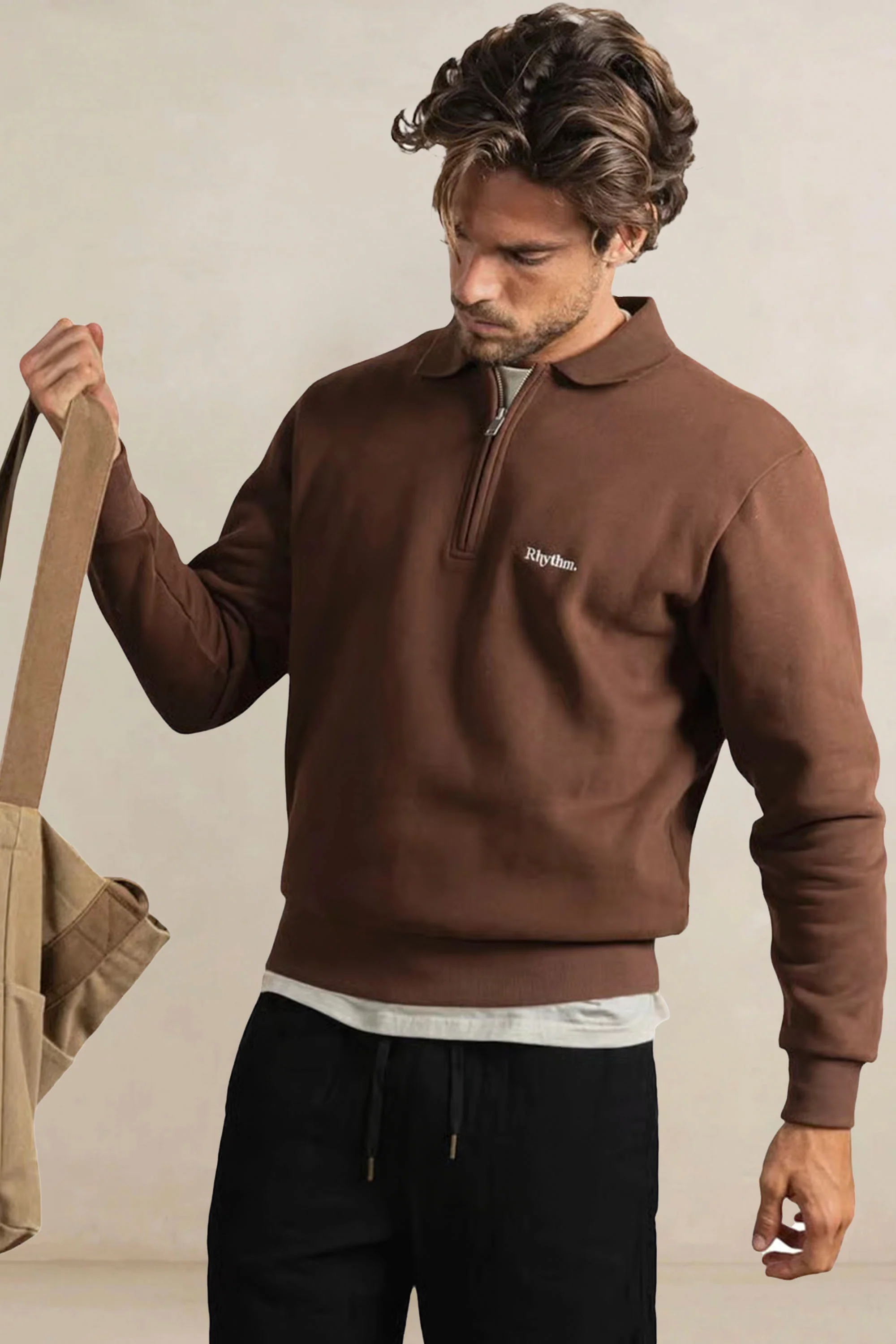 RHYTHM - FURNACE QUARTER ZIP FLEECE - Image 4