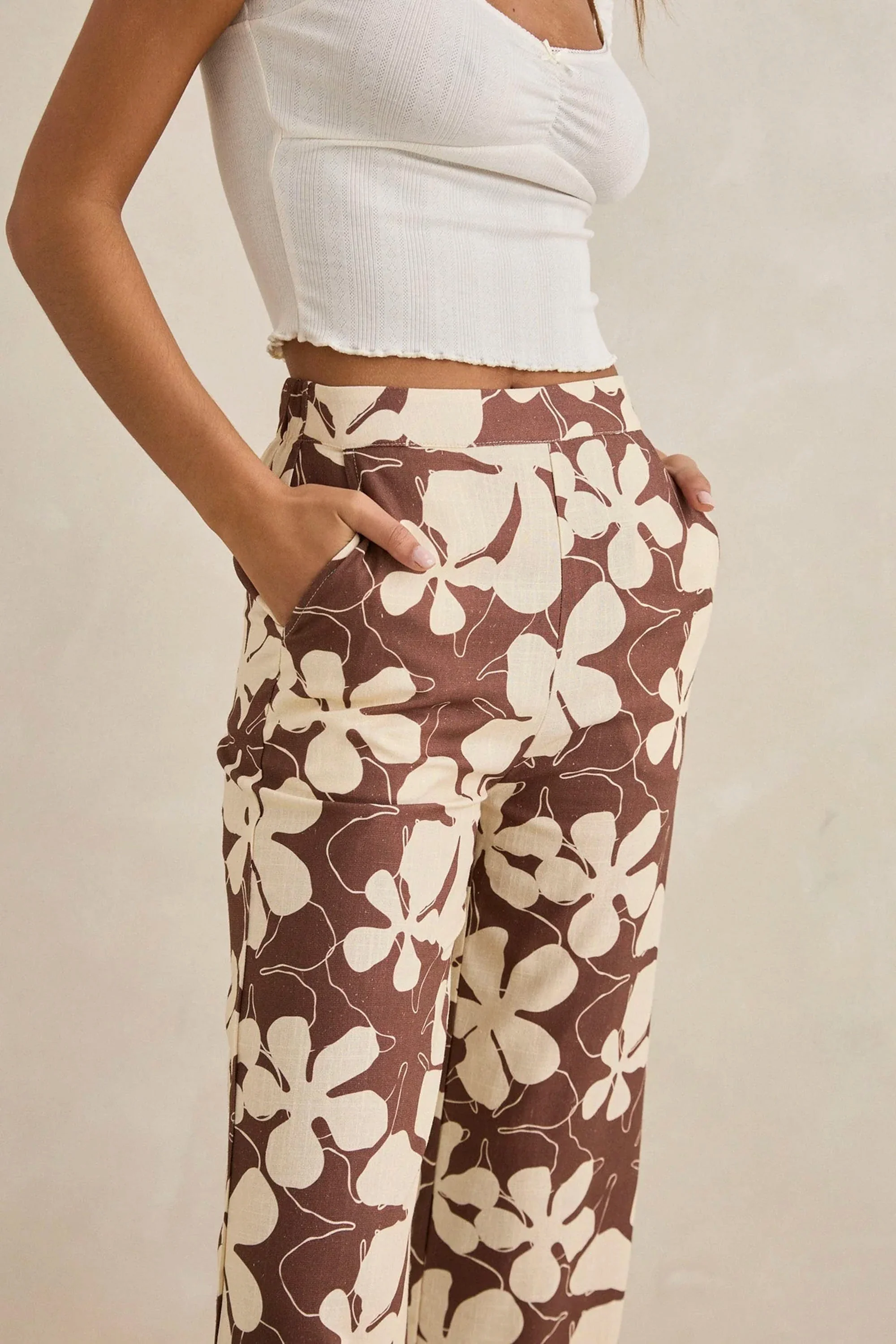RHYTHM - MELIA FLORAL WIDE LEG PANT - Image 2