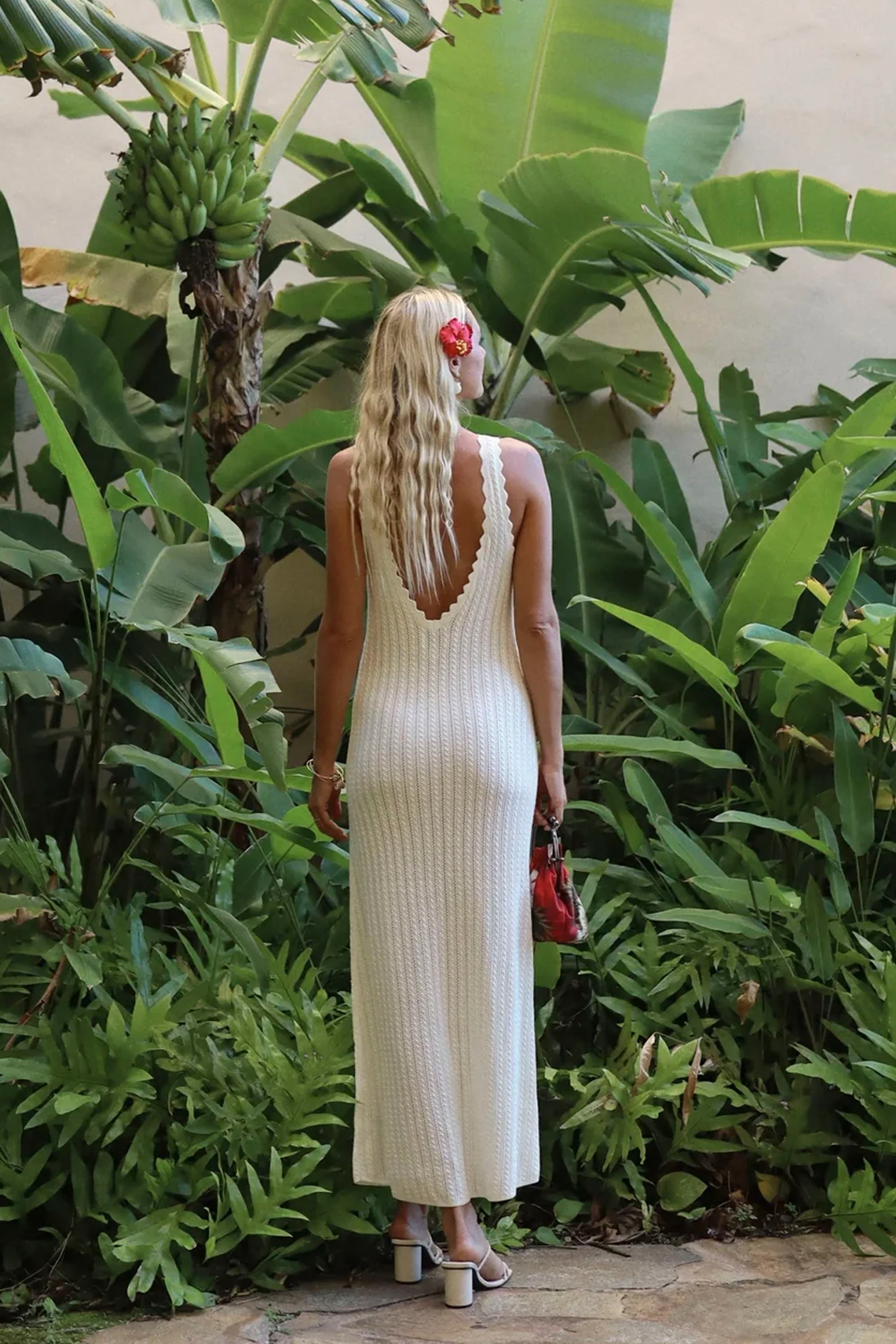 RHYTHM - SCALLOP KNIT MAXI DRESS - Image 2