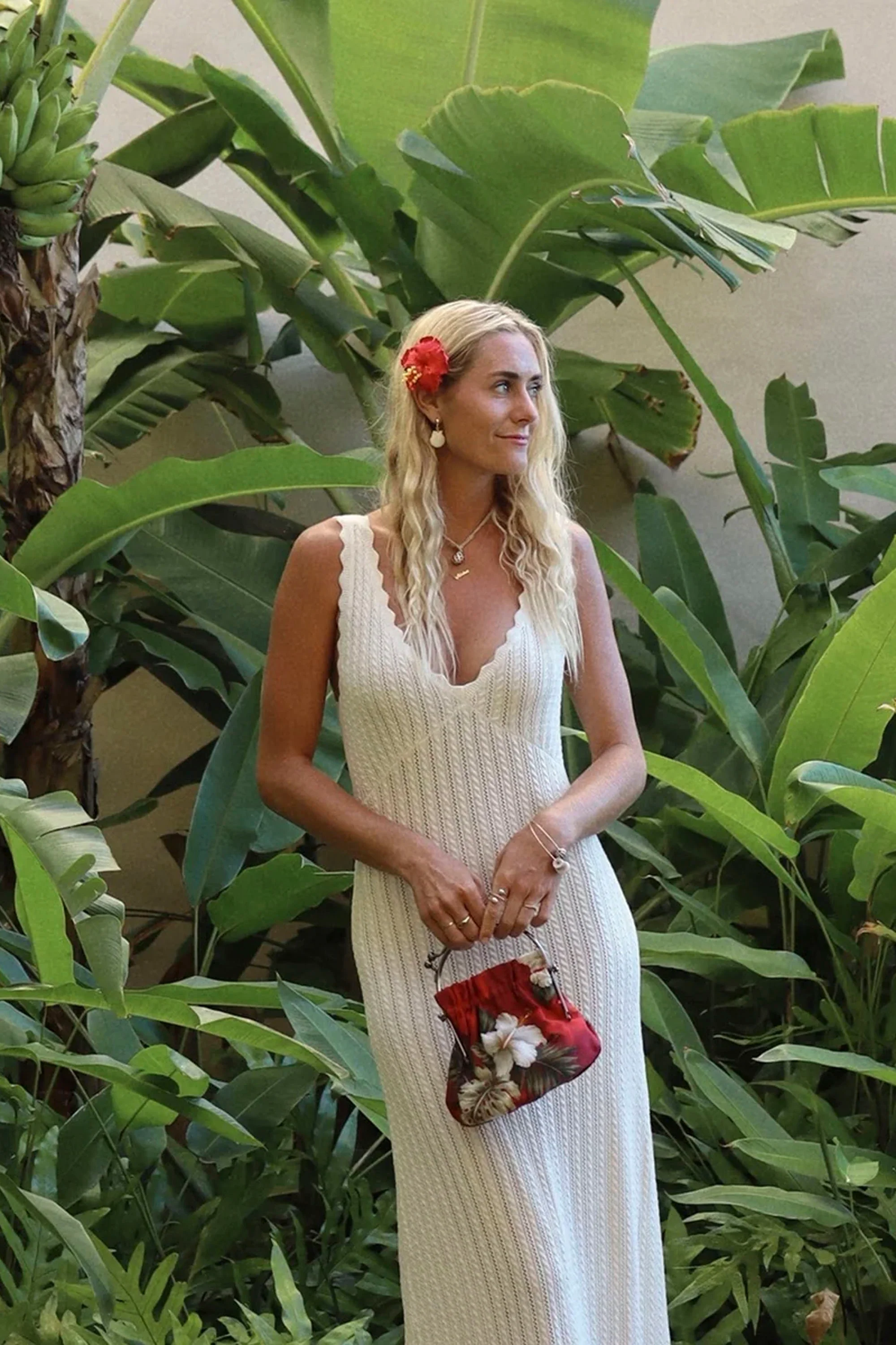RHYTHM - SCALLOP KNIT MAXI DRESS - Image 3