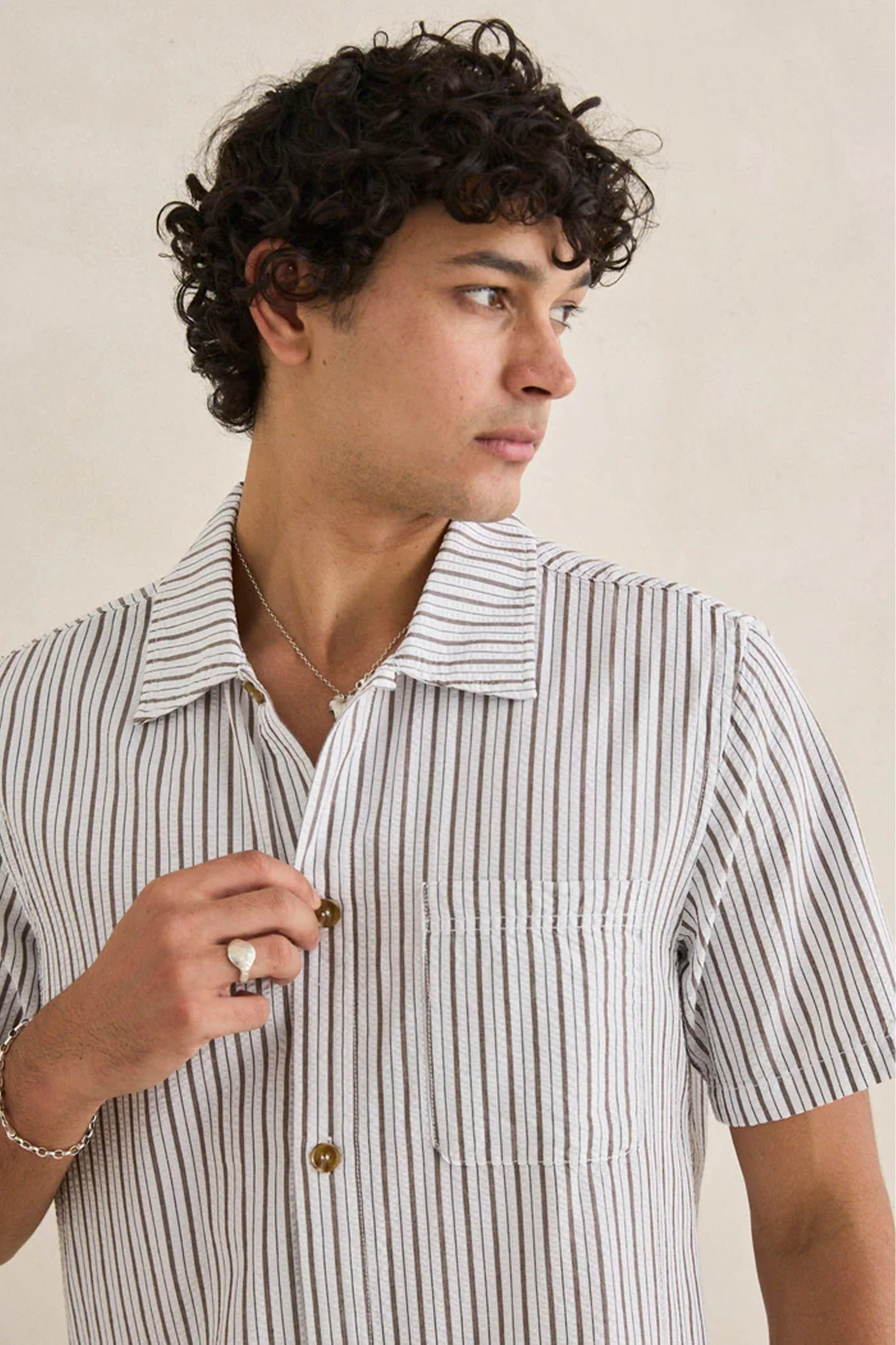 RHYTHM - SEERSUCKER STRIPE SHIRT - Image 5