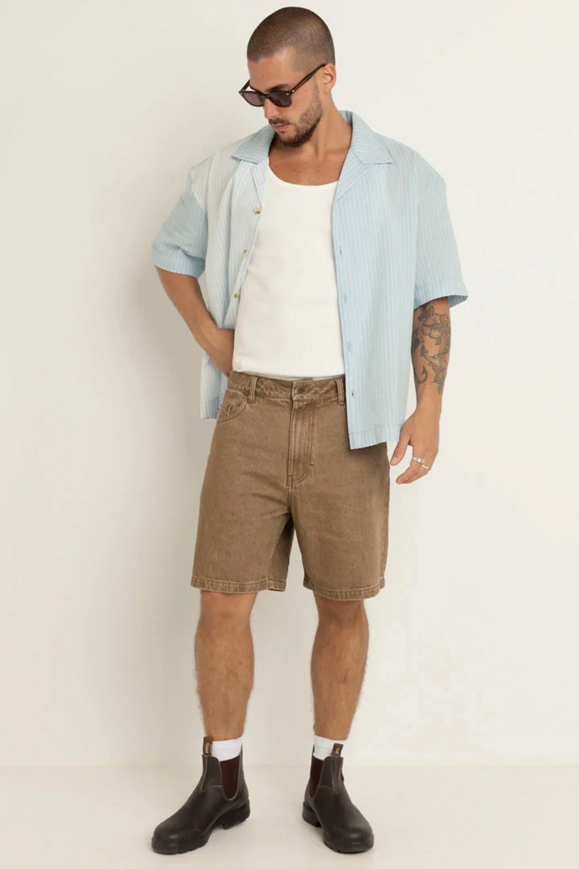 RHYTHM - SUBTLE DENIM SHORT - Image 4