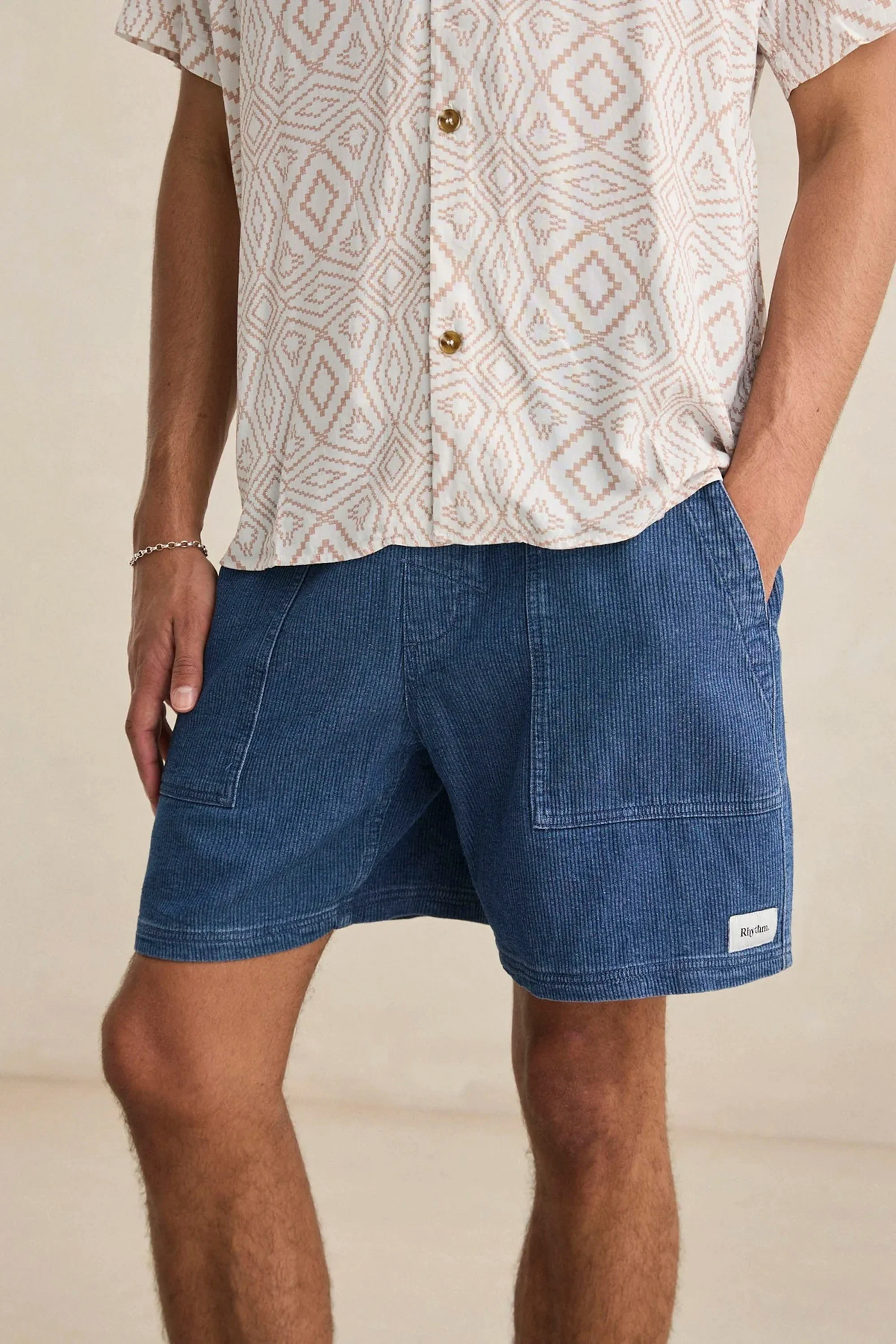 RHYTHM - TEXTURED WALE JAM SHORT